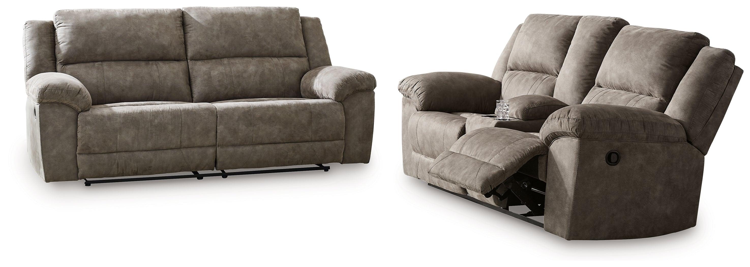 Larseview Fossil Manual Reclining Sofa & Loveseat - Image 2