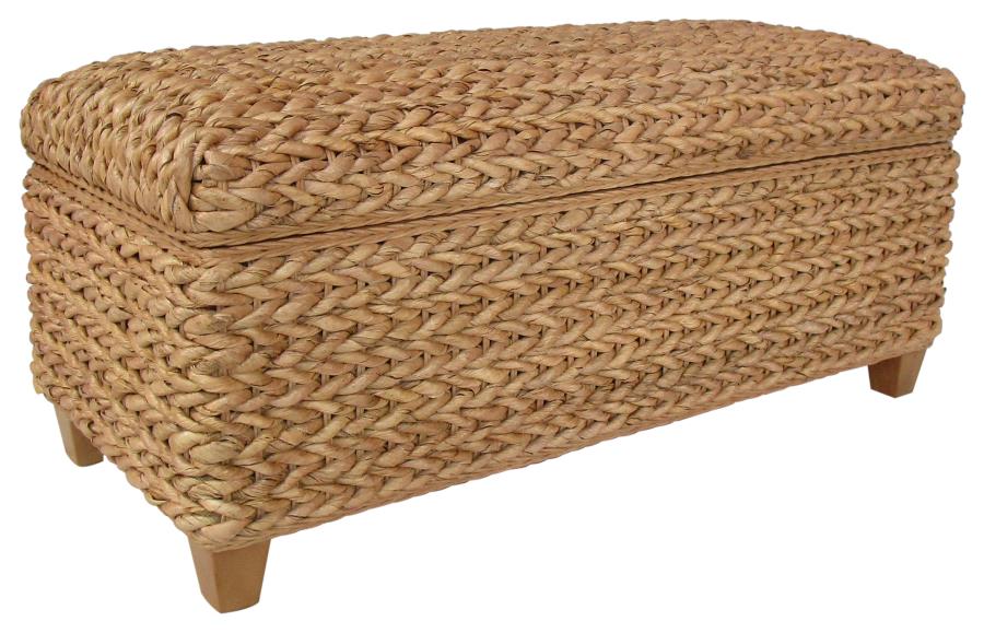 Laughton Natural Storage Bench