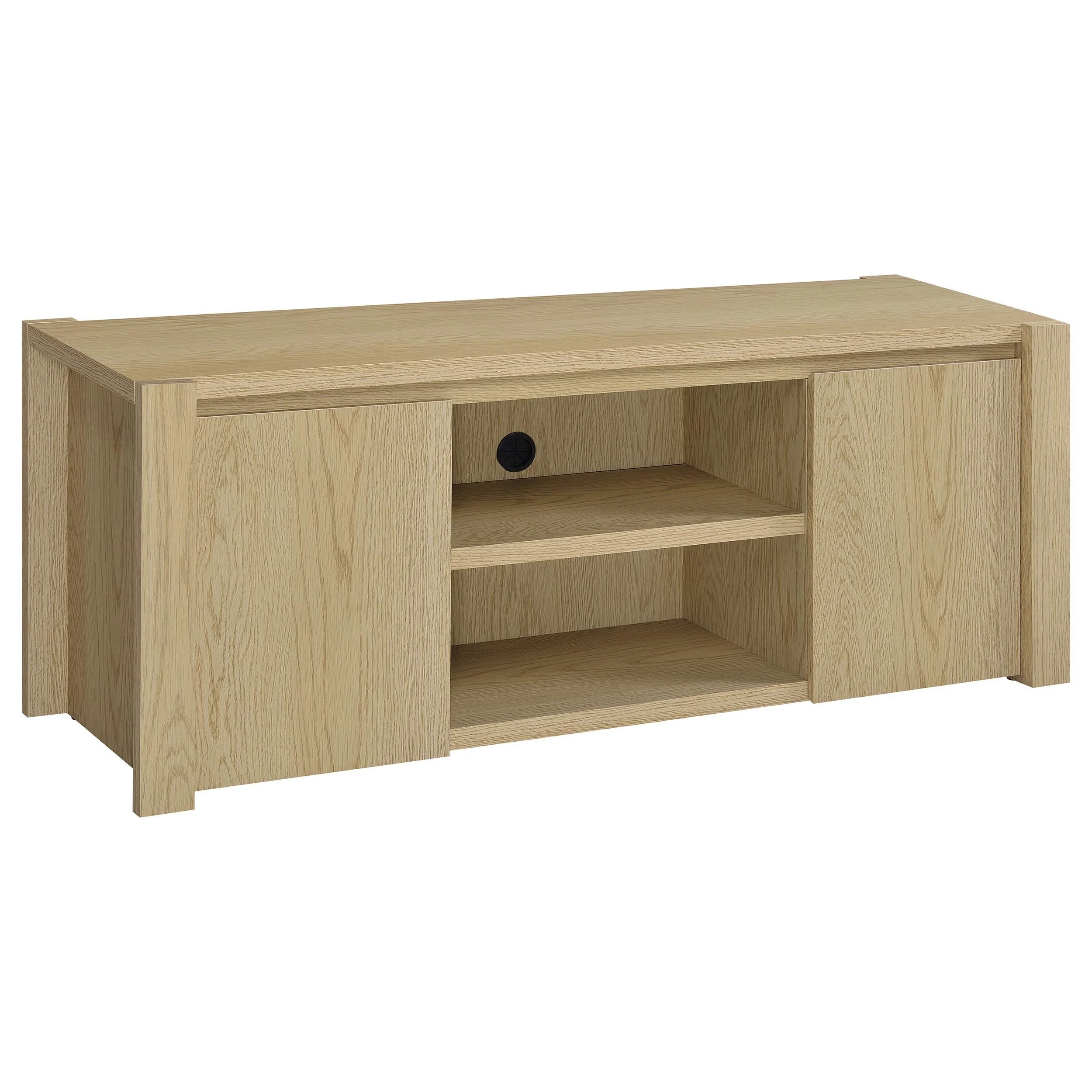 Laurelton Light Oak 3-Piece Entertainment Center TV Stand - Image 3