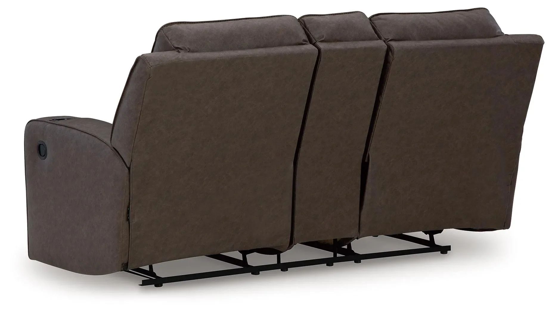 Lavenhorne Granite Manual Reclining Loveseat with Console - Image 6