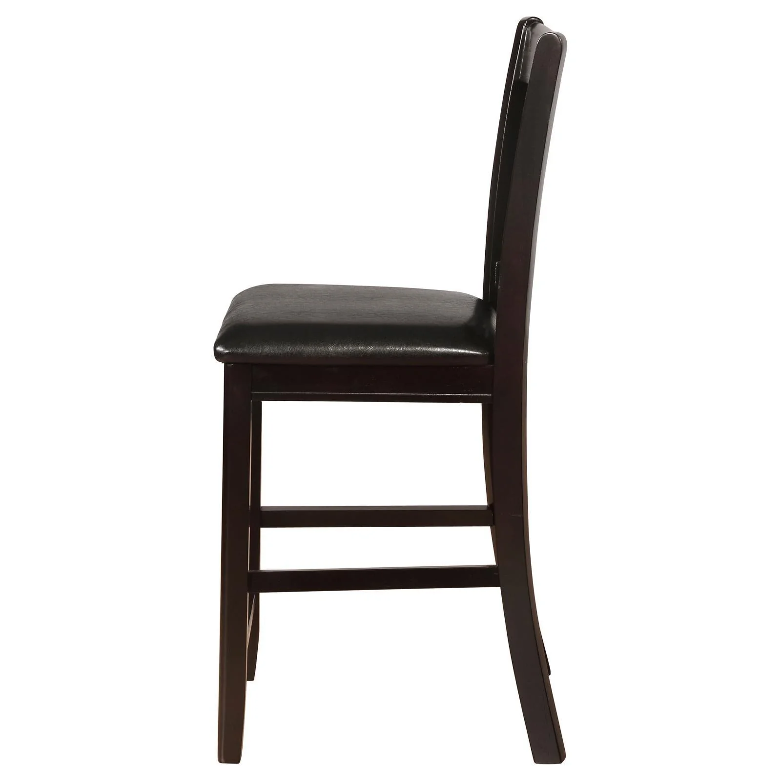 Lavon Black/Espresso Upholstered Counter Height Stools, Set of 2 - Image 4