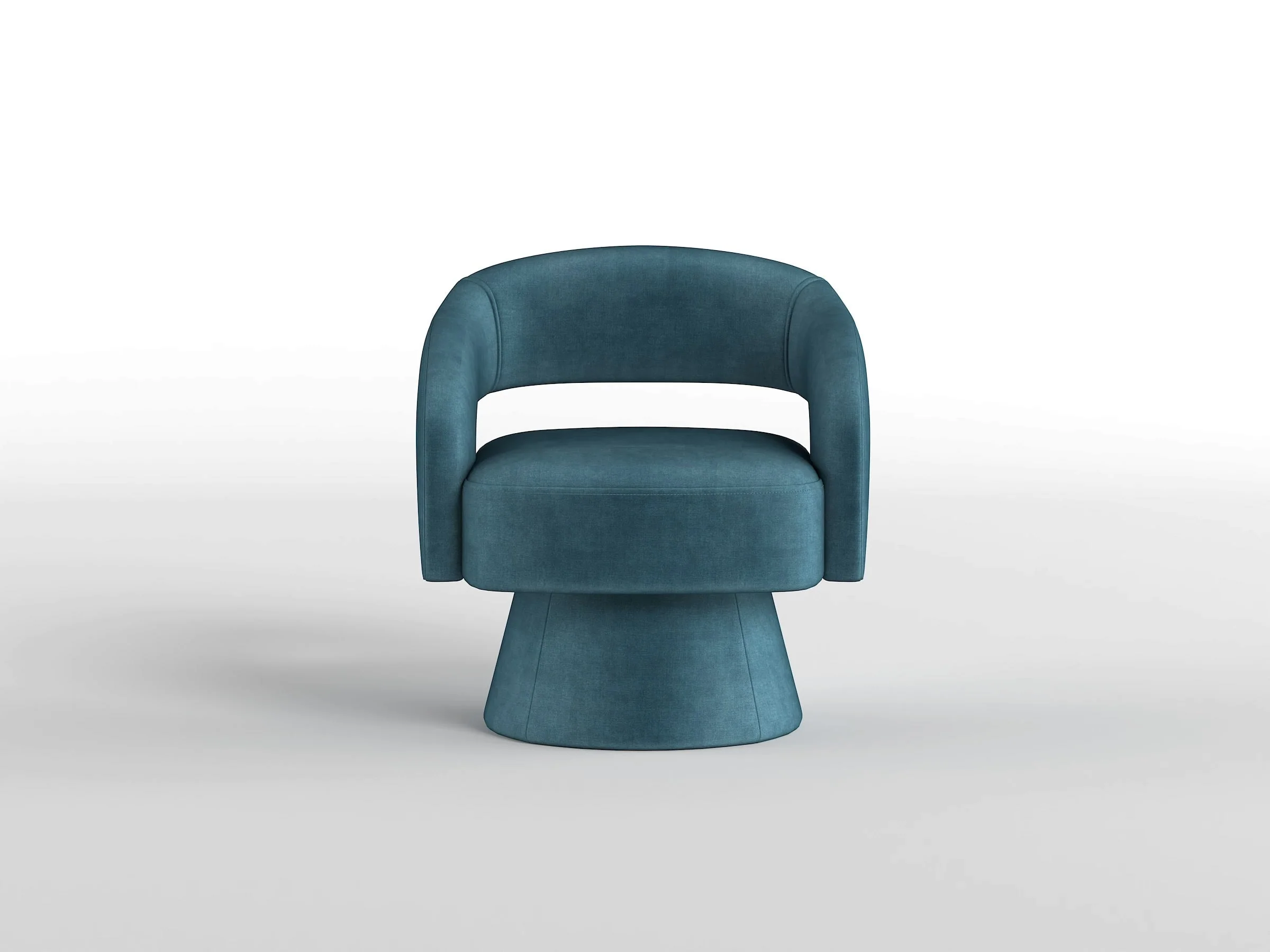 Lavon Dark Gray Swivel Chair - Image 9