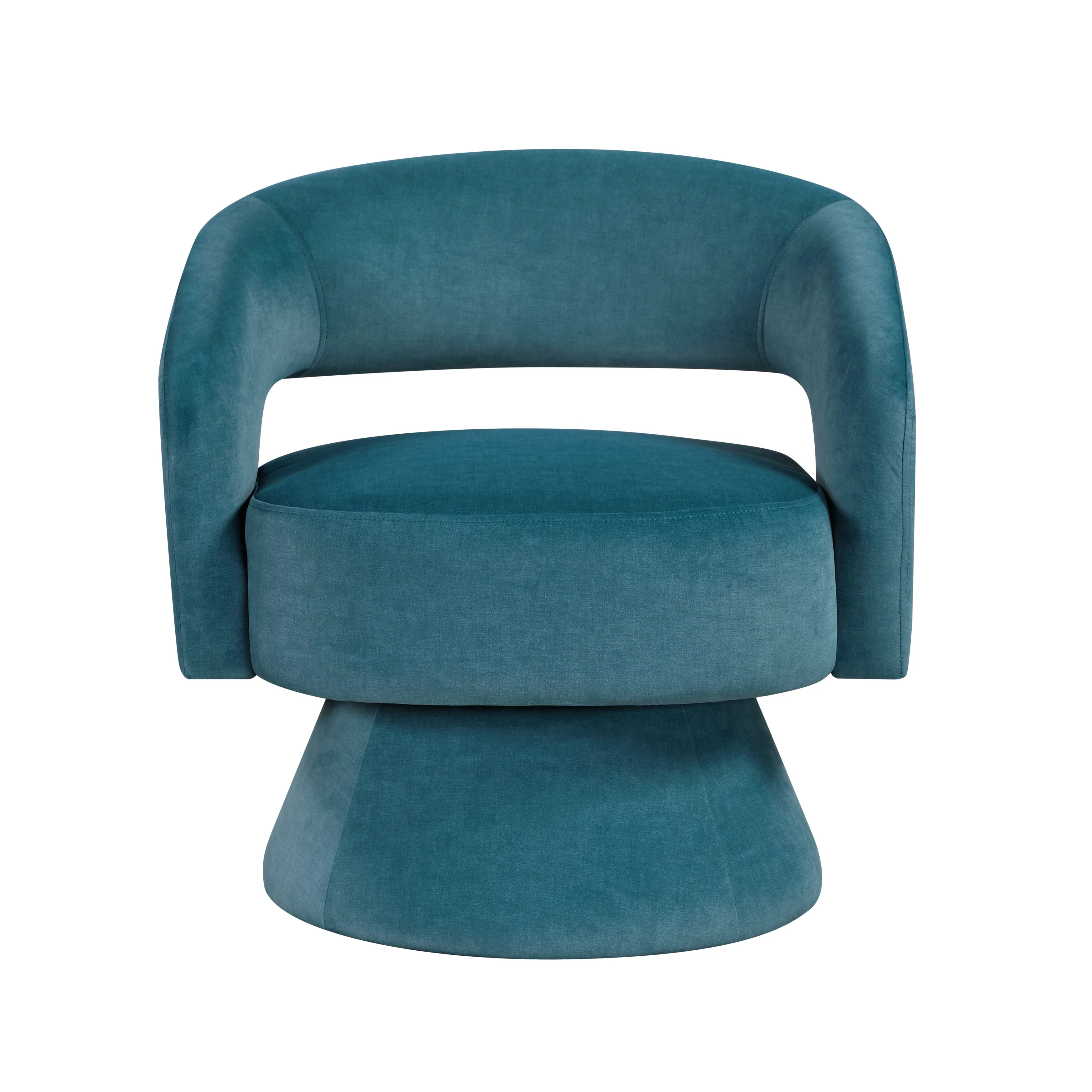 Lavon Dark Teal Swivel Chair - Image 2