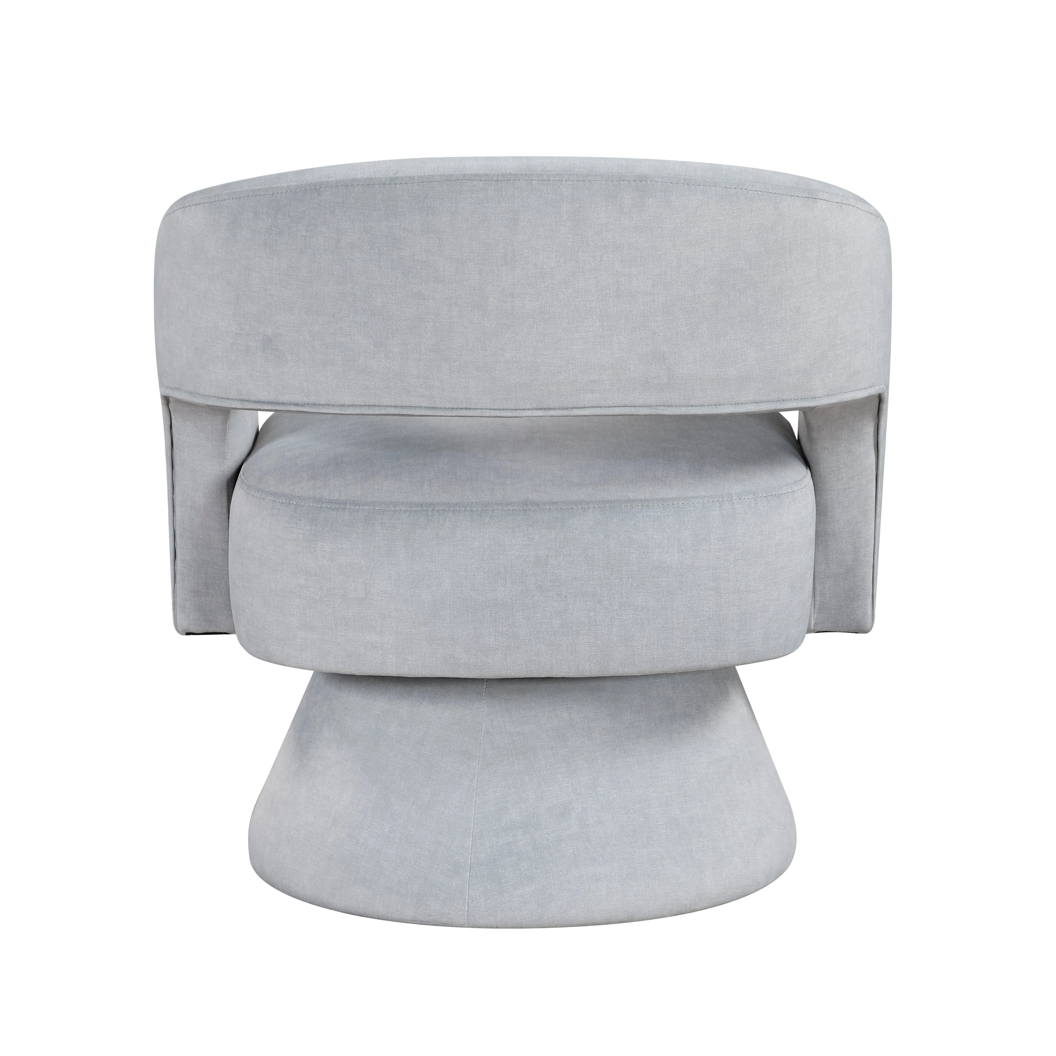 Lavon Gray Swivel Chair - Image 5