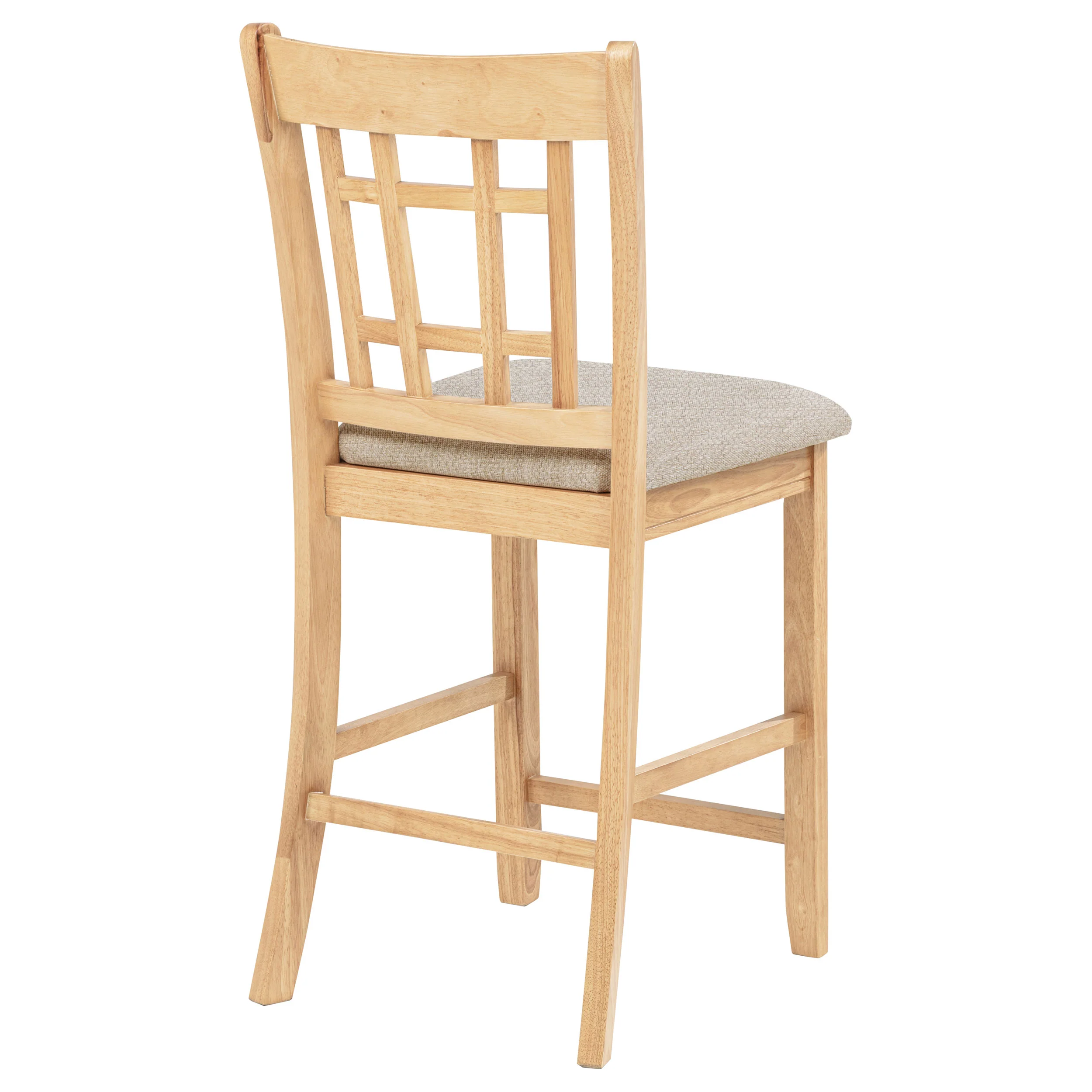 Lavon Grey and Light Oak Wood Counter Height Dining Chair (Set of 2) - Image 9