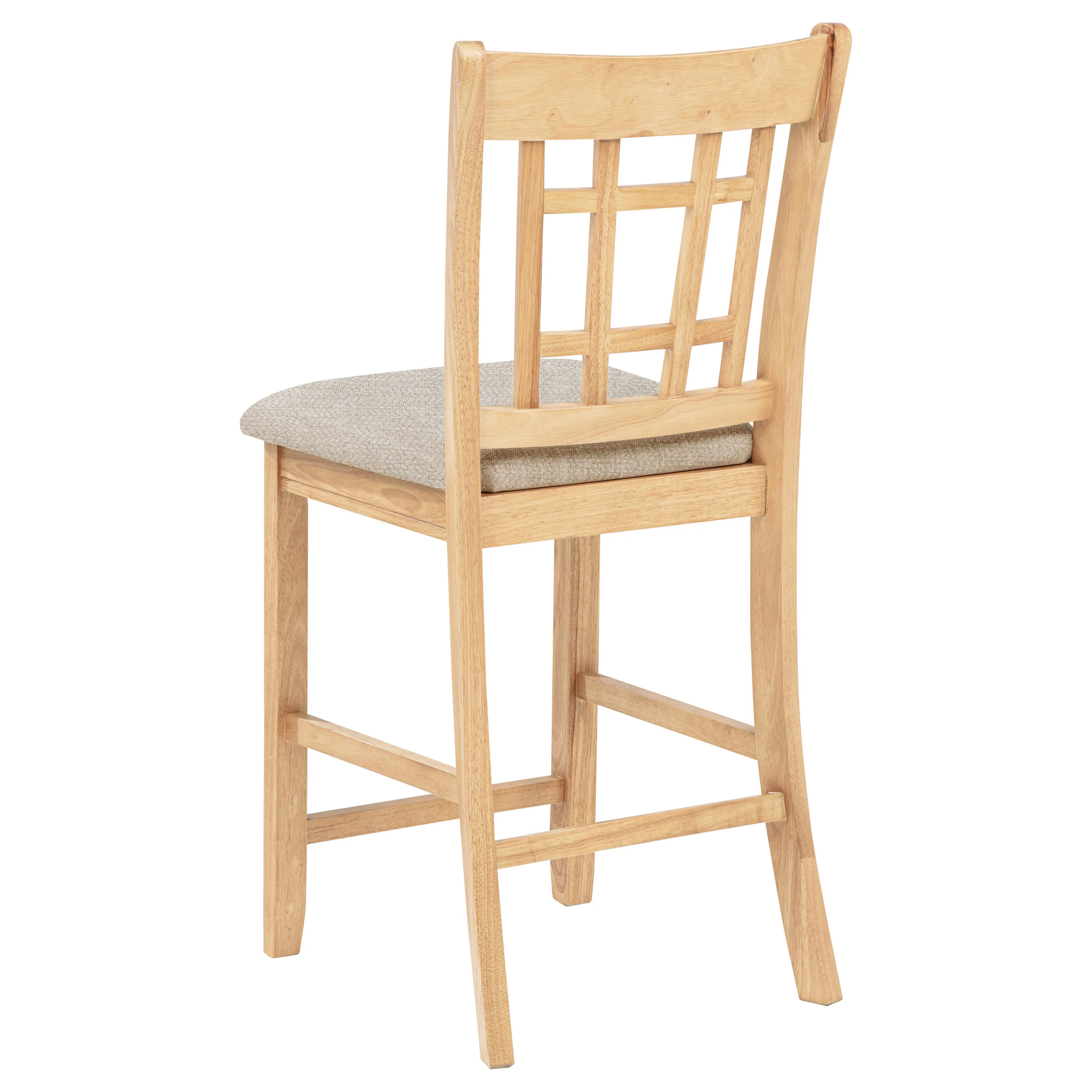 Lavon Light Oak 5-piece Oval Counter Height Dining Set - Image 11