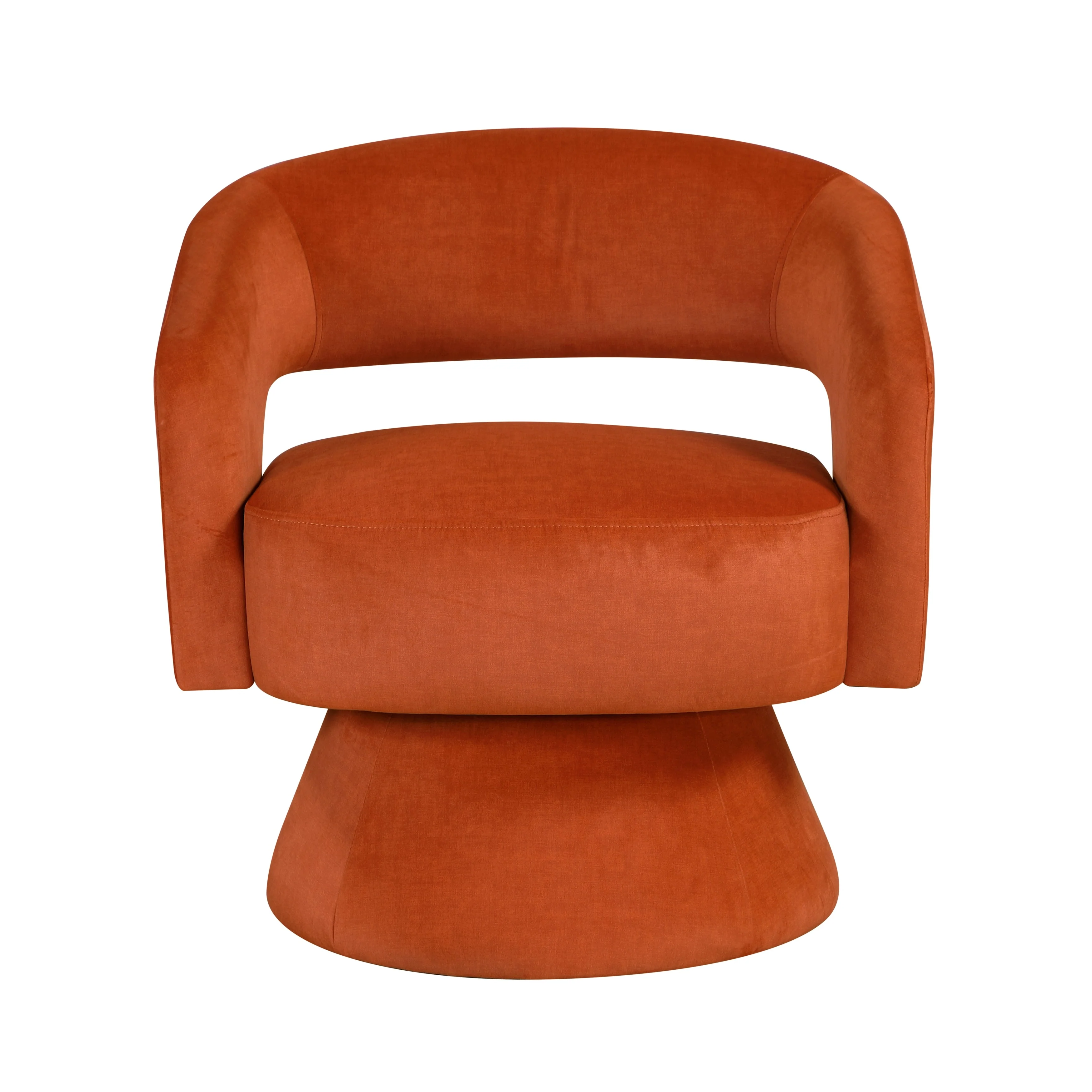 Lavon Orange Swivel Chair - Image 2