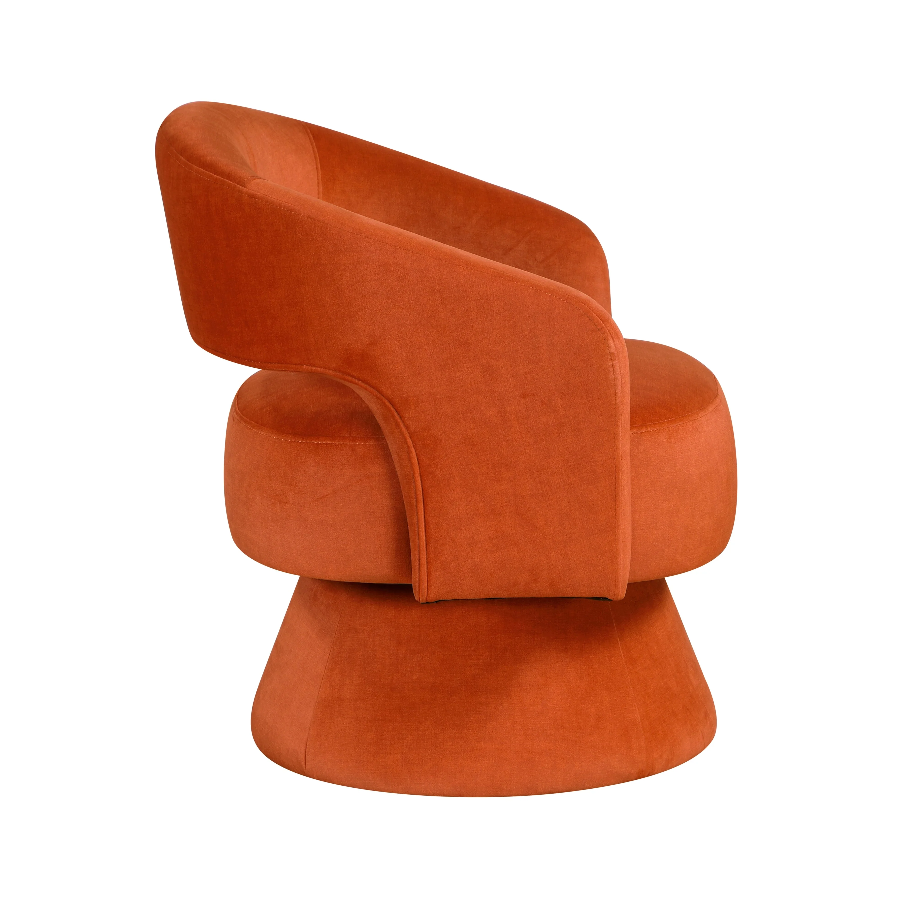 Lavon Orange Swivel Chair - Image 4