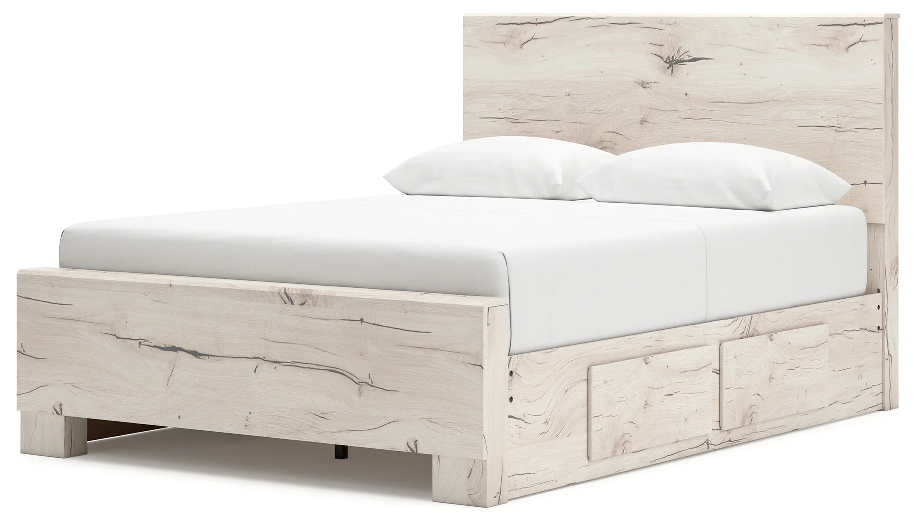 Lawroy Light Natural Full Storage Platform Bed with 4 Drawers - Image 5