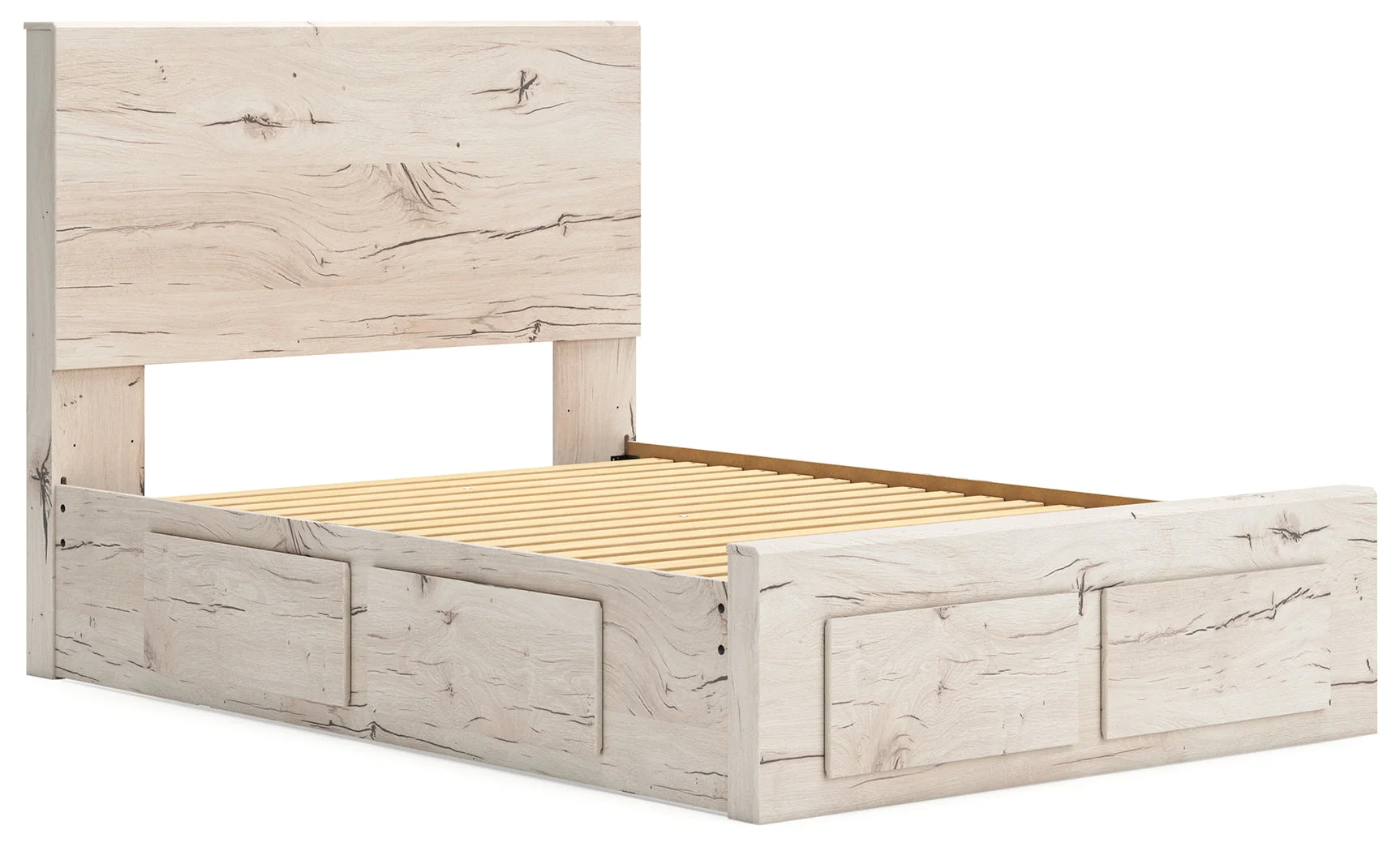 Lawroy Light Natural Full Storage Platform Bed with 6 Drawers - Image 9