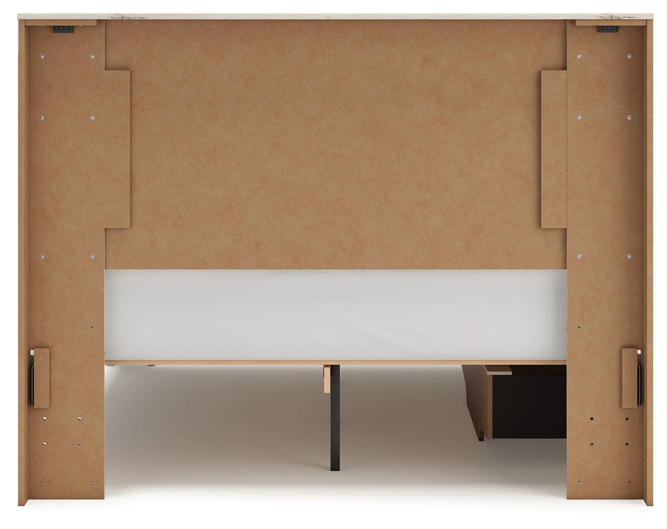 Lawroy Light Natural Queen Storage Platform Bed with 2 Drawers - Image 8