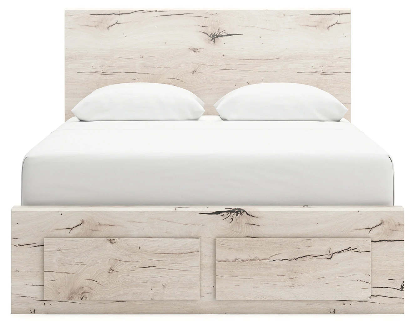 Lawroy Light Natural Queen Storage Platform Bed with 6 Drawers - Image 5