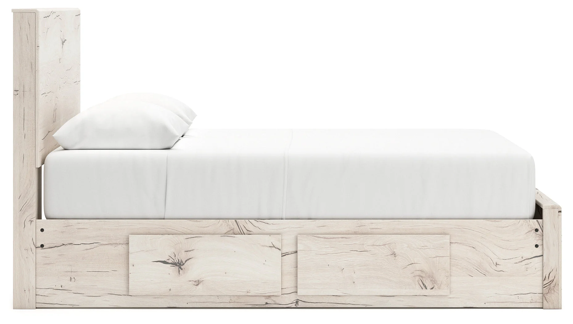 Lawroy Light Natural Queen Storage Platform Bed with 6 Drawers - Image 6