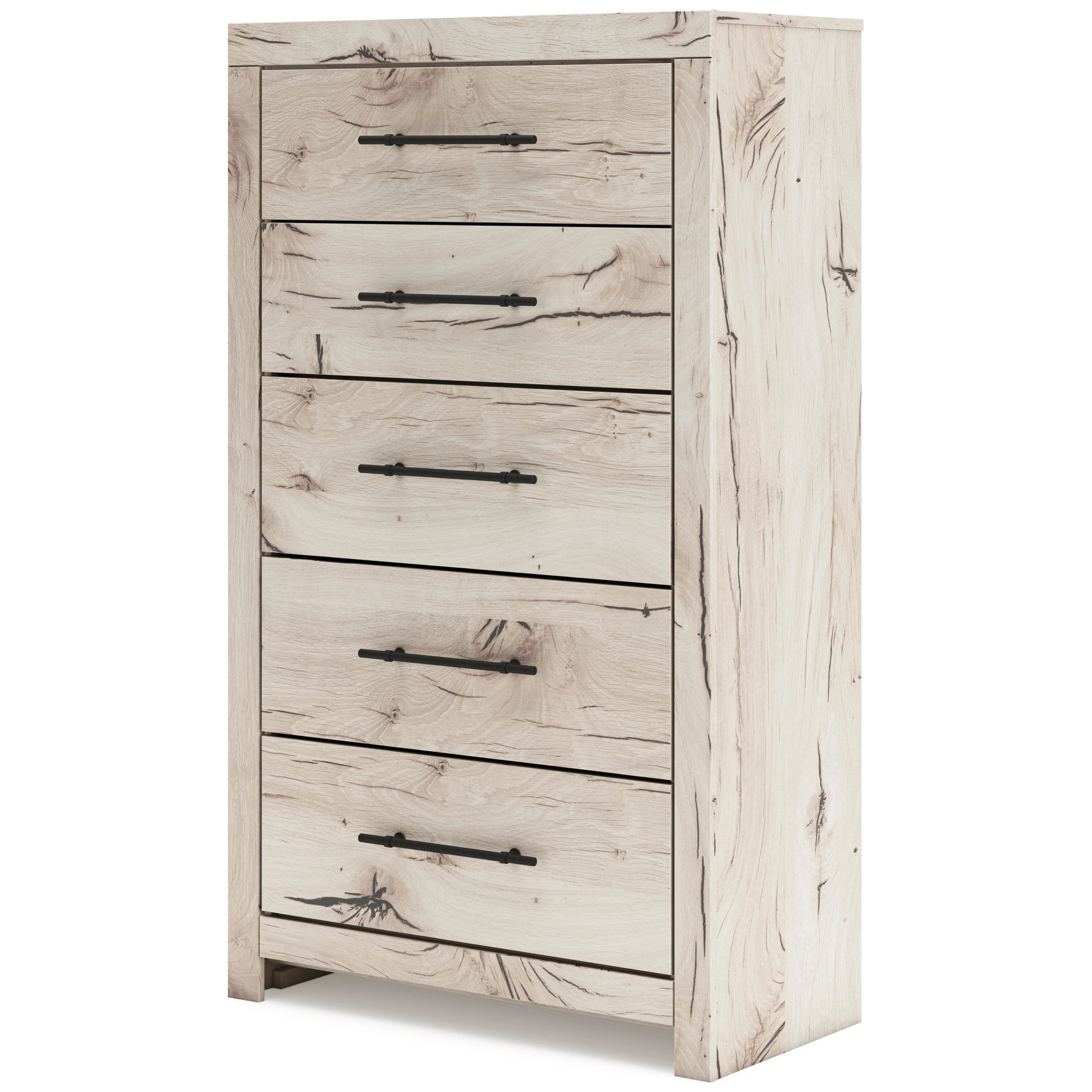 Lawroy Light Natural Storage Panel Bedroom Set with 2 One-Side Drawers - Image 16