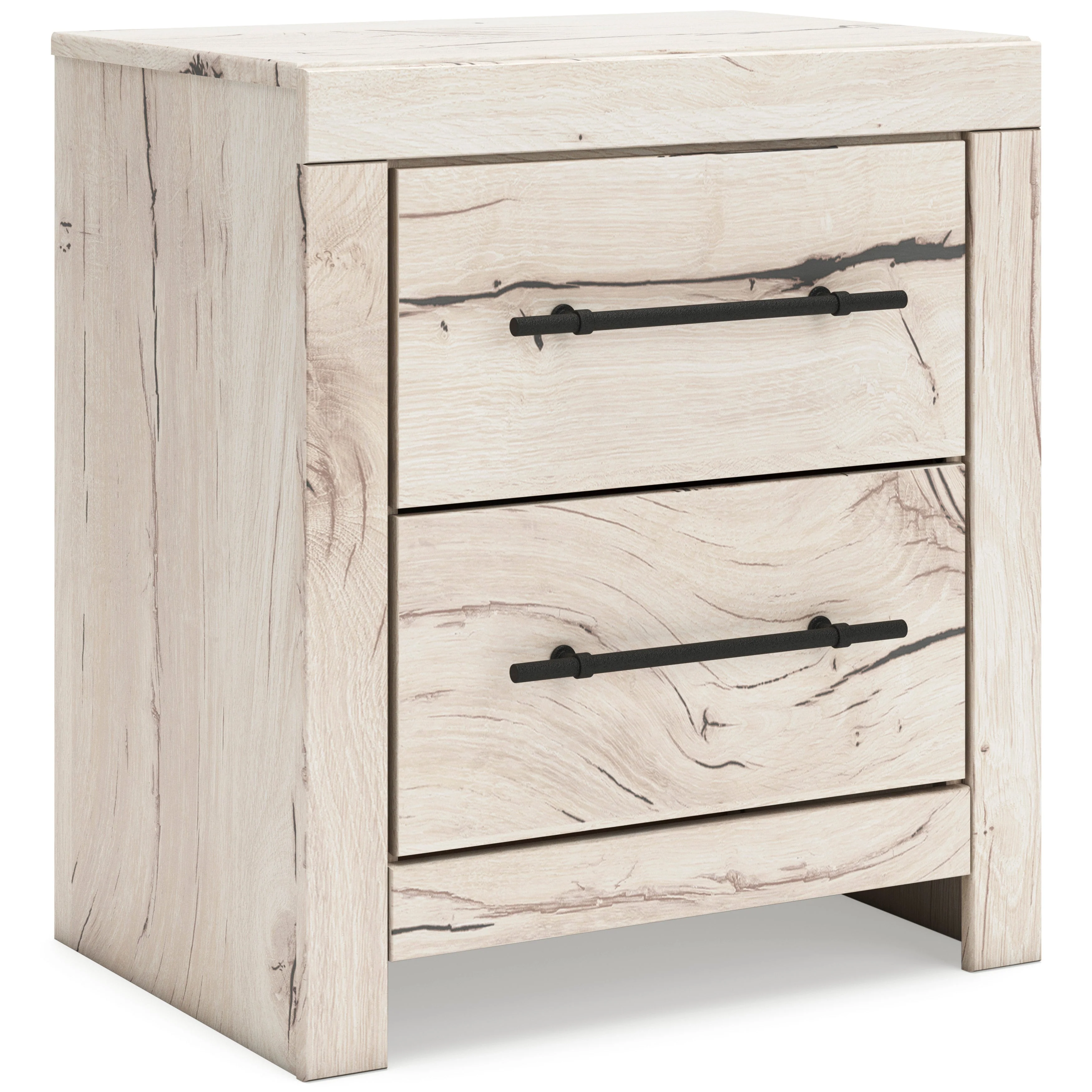 Lawroy Light Natural Storage Panel Bedroom Set with 4 Side Drawers - Image 22