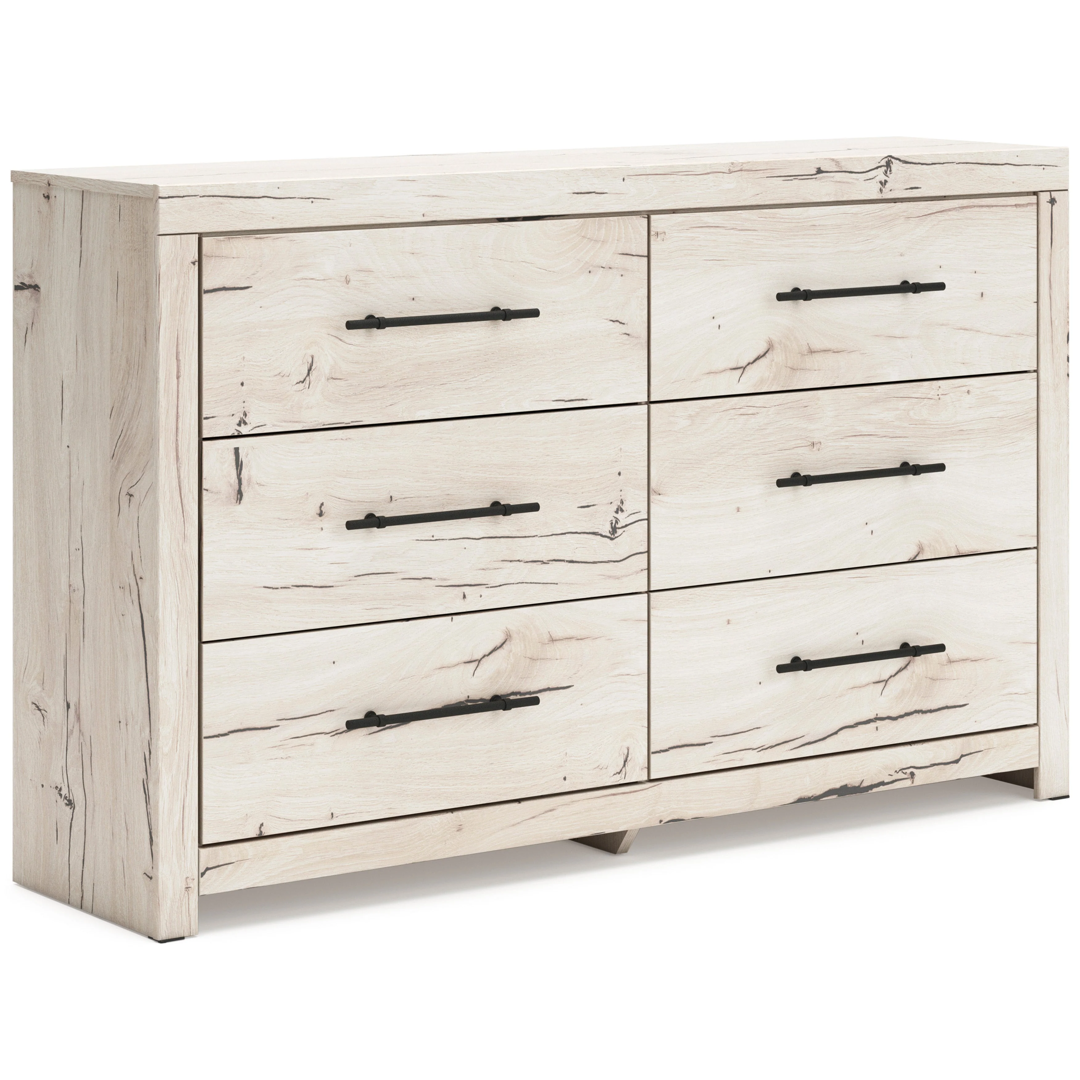 Lawroy Light Natural Storage Panel Bedroom Set with 6 Drawers - Image 13