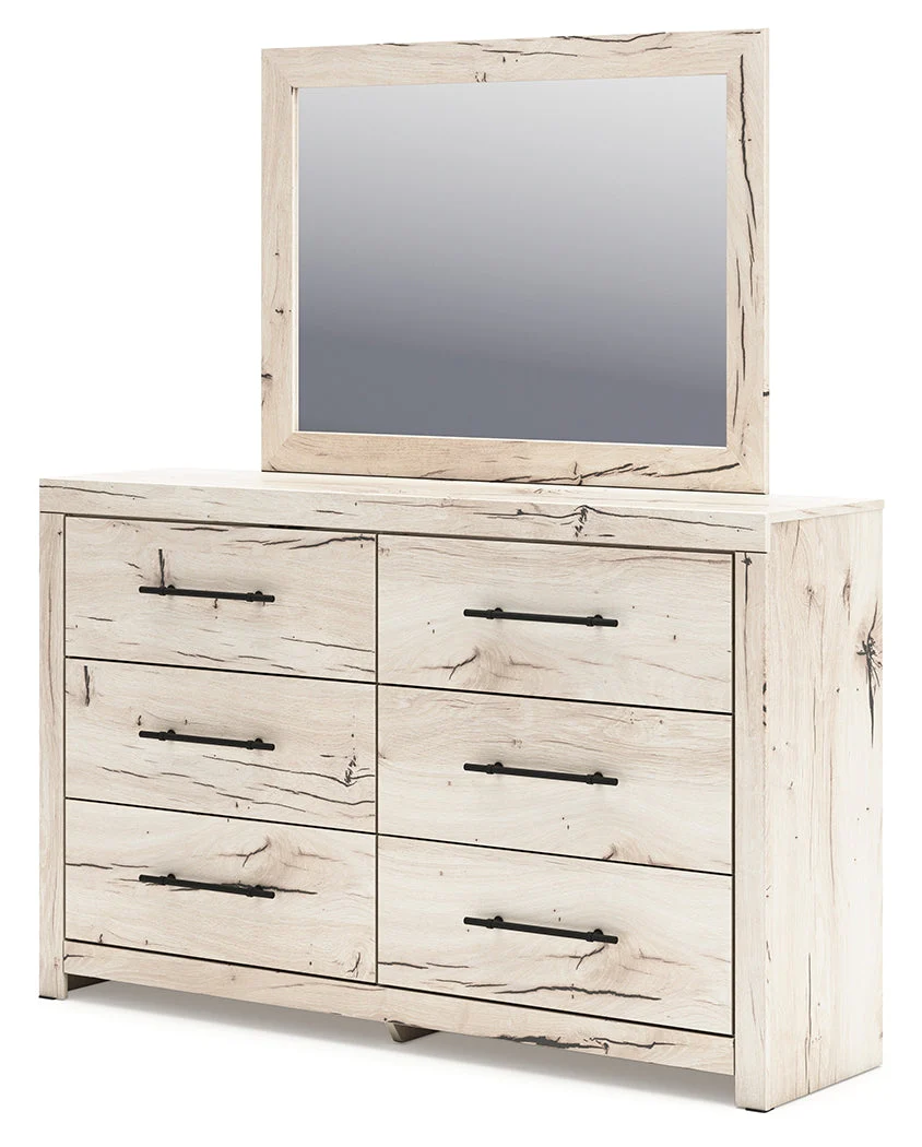 Lawroy Light Natural Storage Panel Bedroom Set with 6 Drawers - Image 26