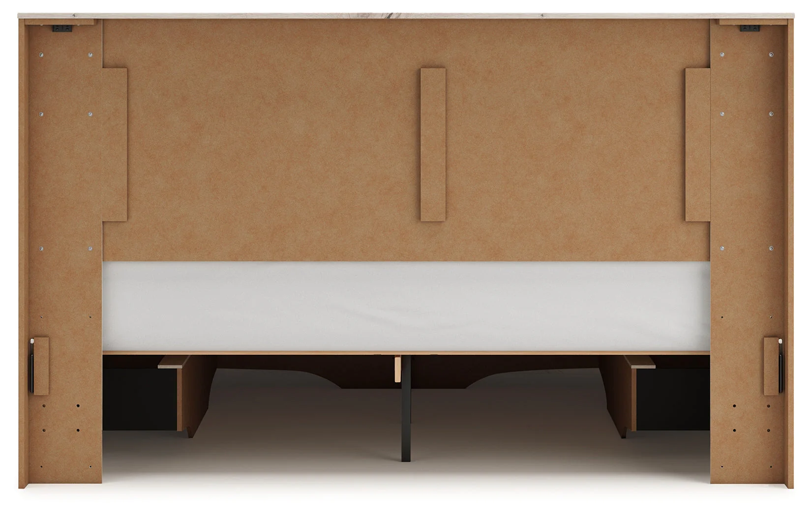 Lawroy Light Natural Storage Panel Bedroom Set with 6 Drawers - Image 8
