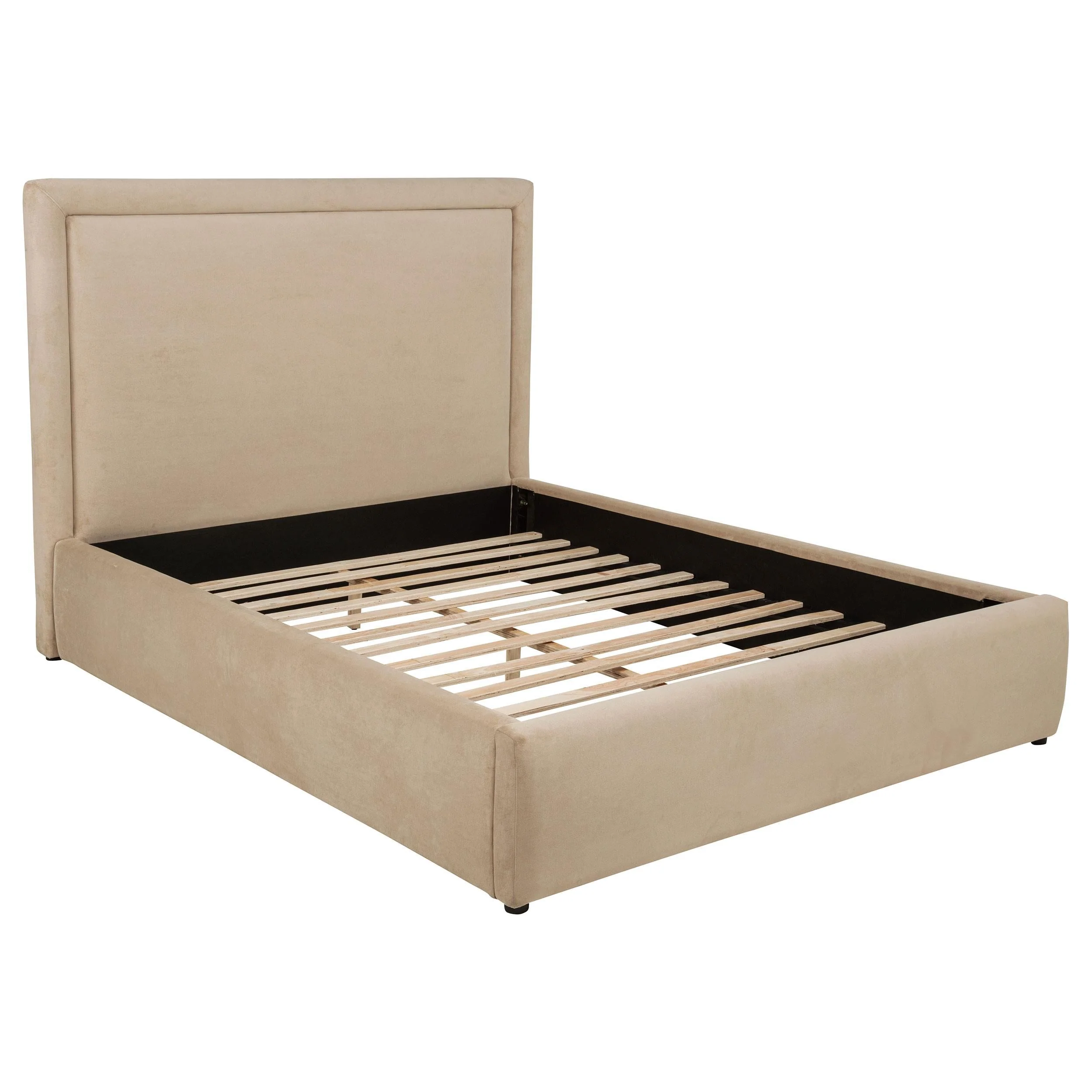 Lawson Saddle 55-inch Upholstered Eastern King Platform Bed - Image 3