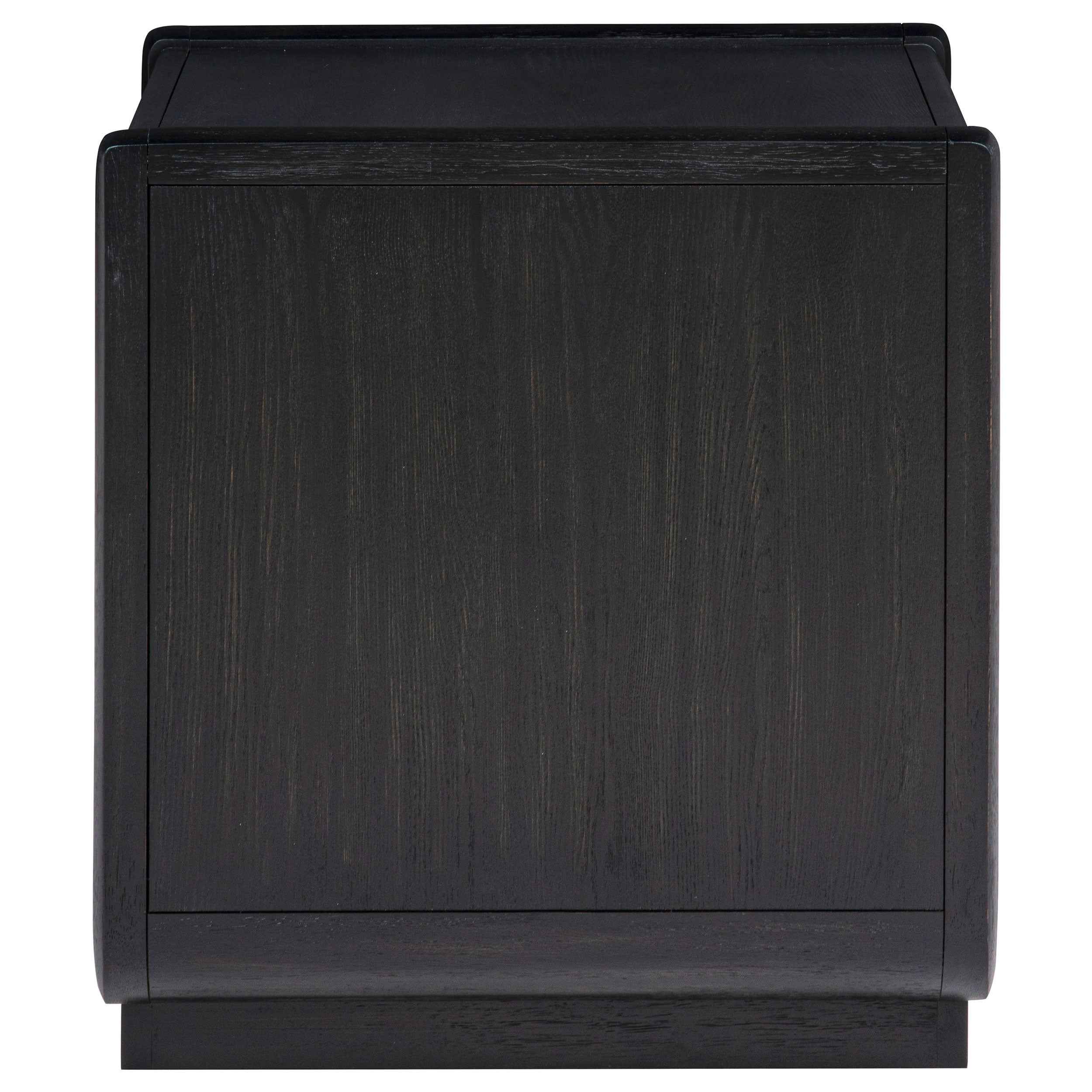Leandro Burnished Black 1-drawer Wood Occasional Side End Table - Image 10