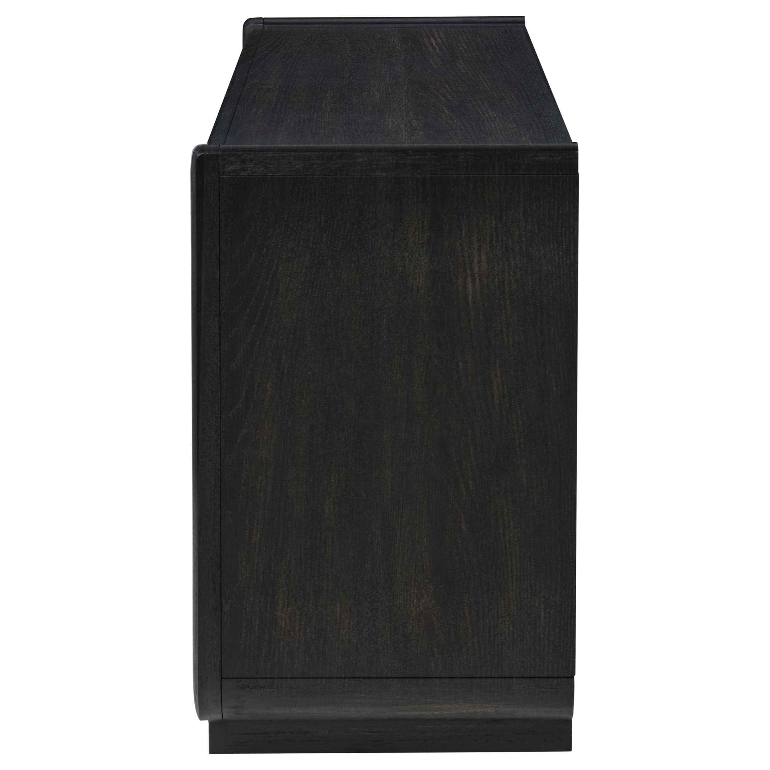 Leandro Burnished Black 2-drawer Entryway Sofa Console Table - Image 5