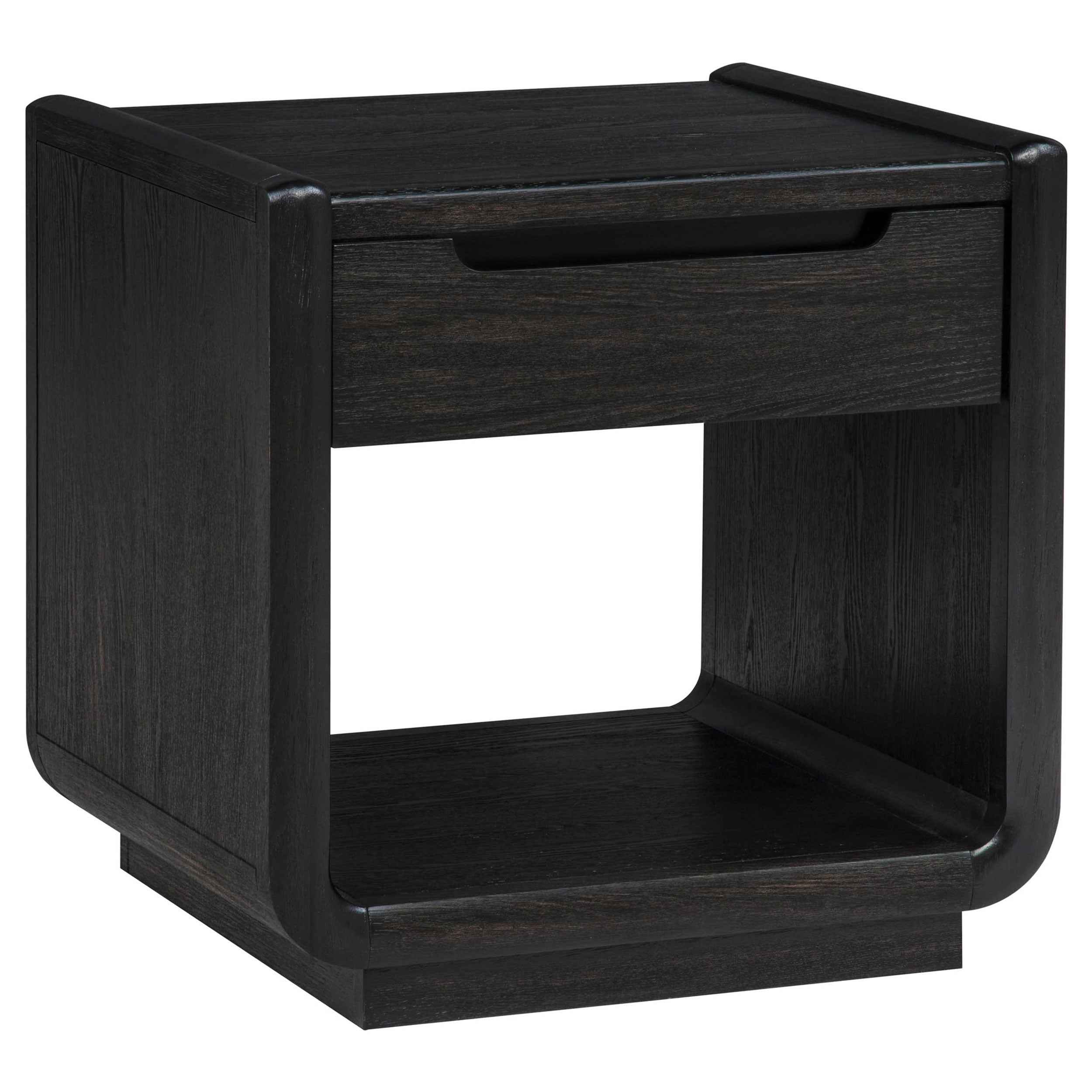 Leandro Burnished Black 3-piece Wood Coffee and End Table Set - Image 3