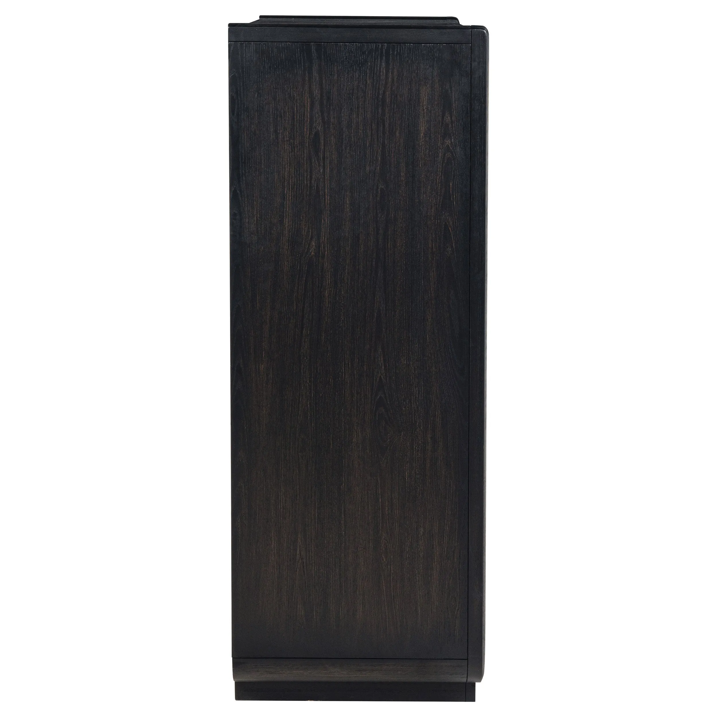 Leandro Burnished Black 5-drawer Bedroom Chest of Drawers - Image 8