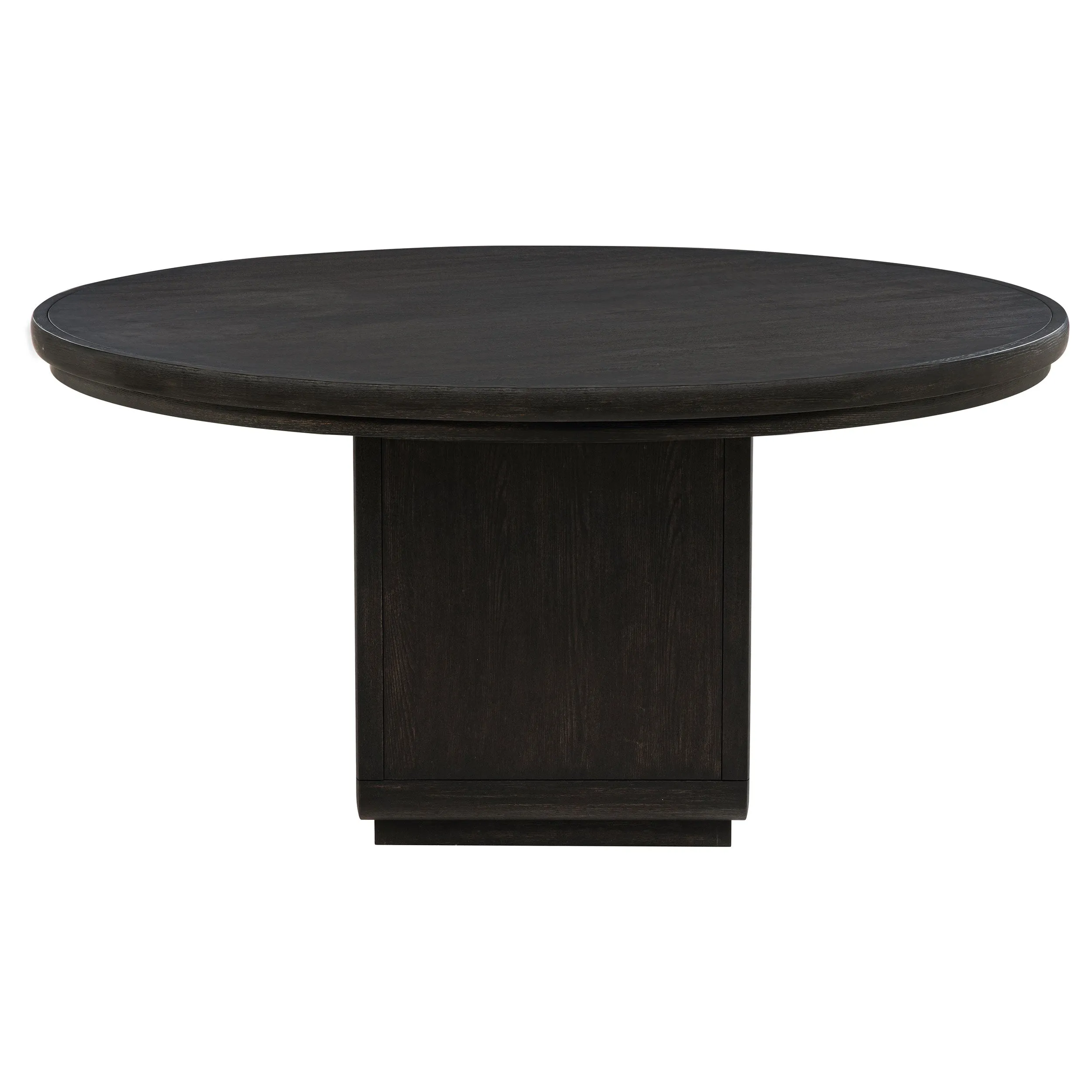 Leandro Burnished Black/Cream 7-piece Round Dining Table Set - Image 5
