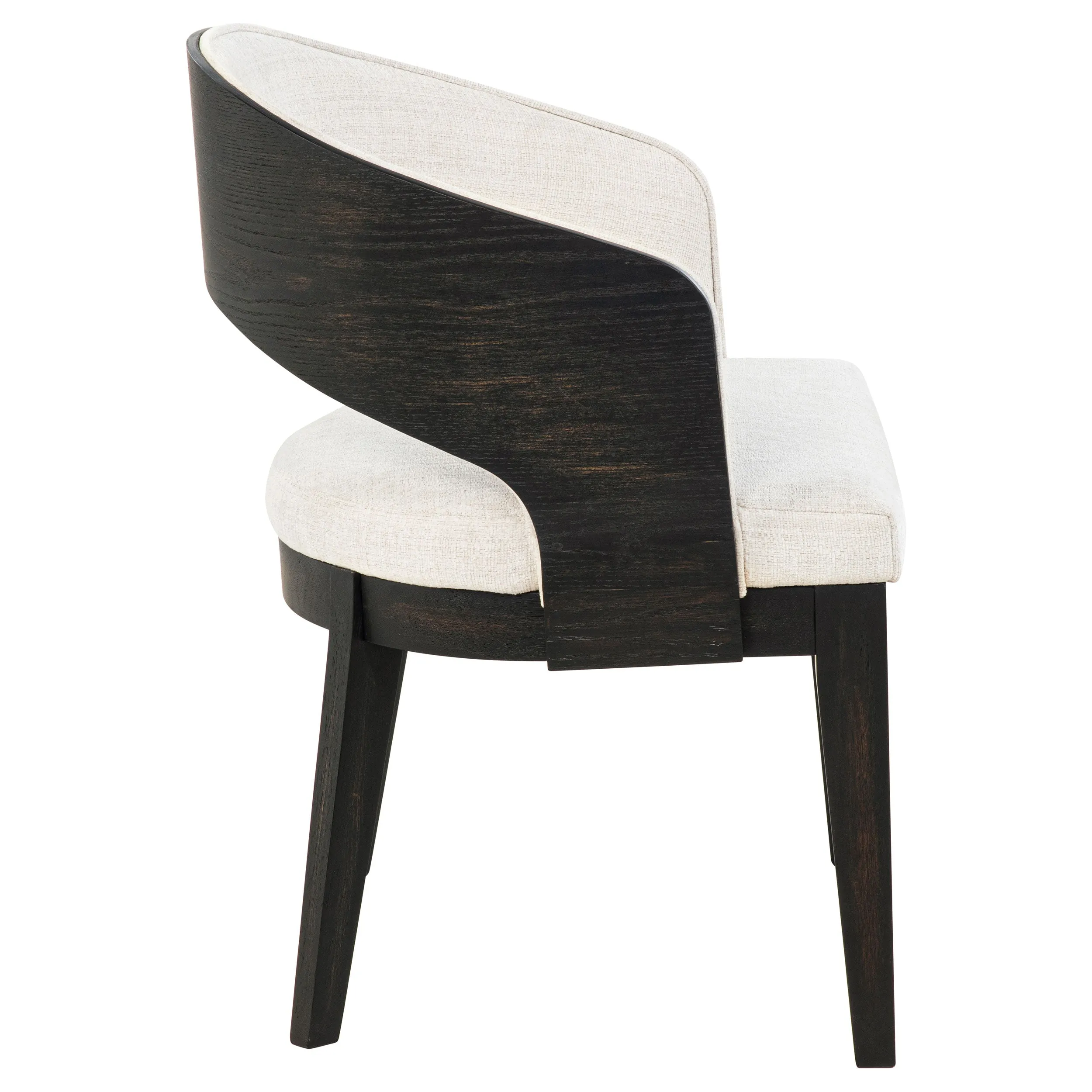 Leandro Burnished Black/Cream 7-piece Round Dining Table Set - Image 9