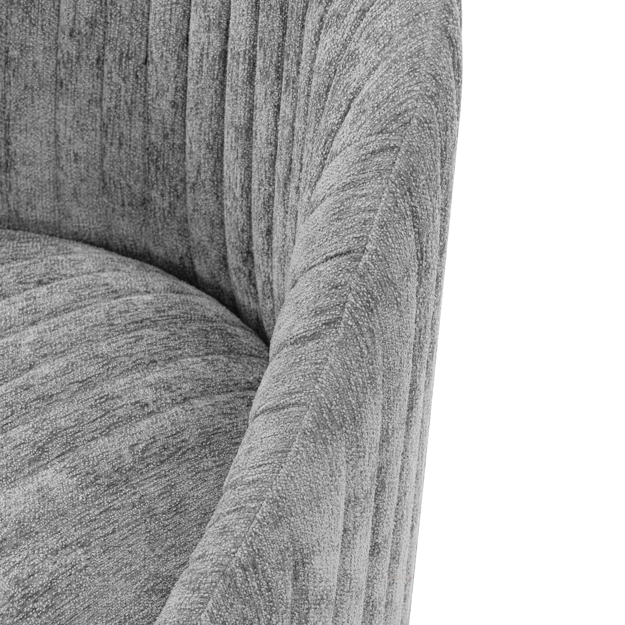 Leela Swivel Accent Chair in Grey (set of 2) - Image 4
