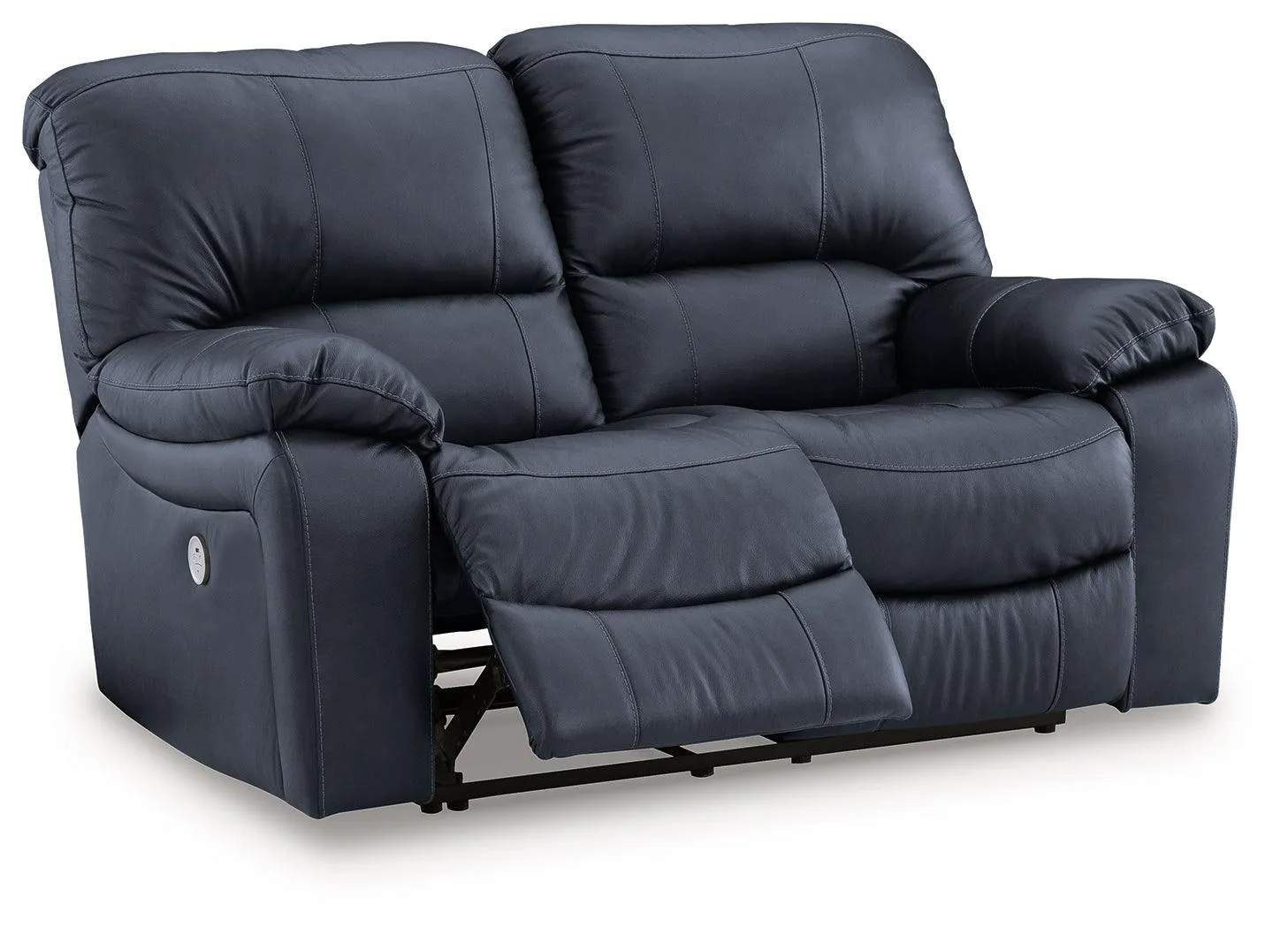 Leesworth Ocean Power Leather Reclining Loveseat - Image 4