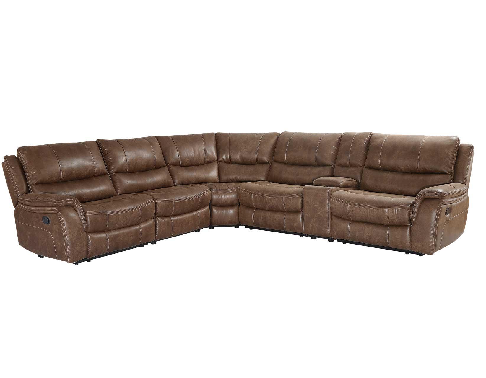Lehi Warm Brindle 6-Piece Reclining Sectional - Image 9