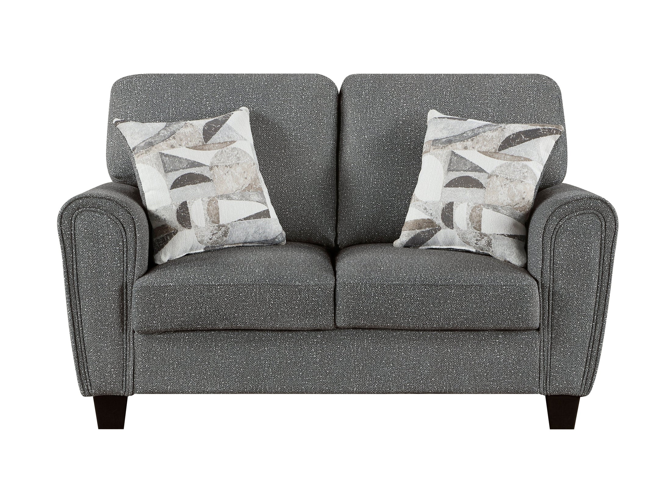 Lemond Dark Gray Loveseat