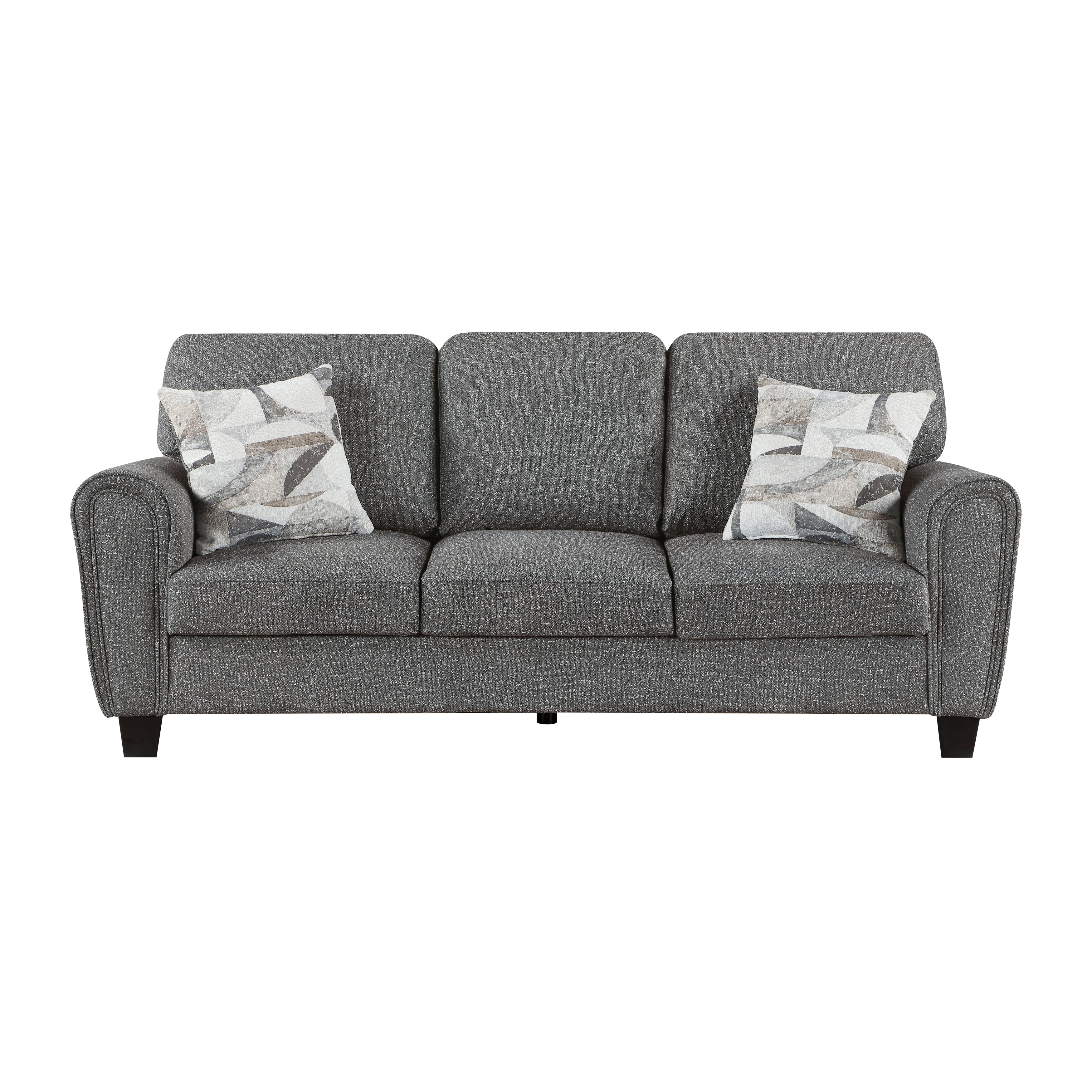 Lemond Dark Gray Sofa and Loveseat - Image 2