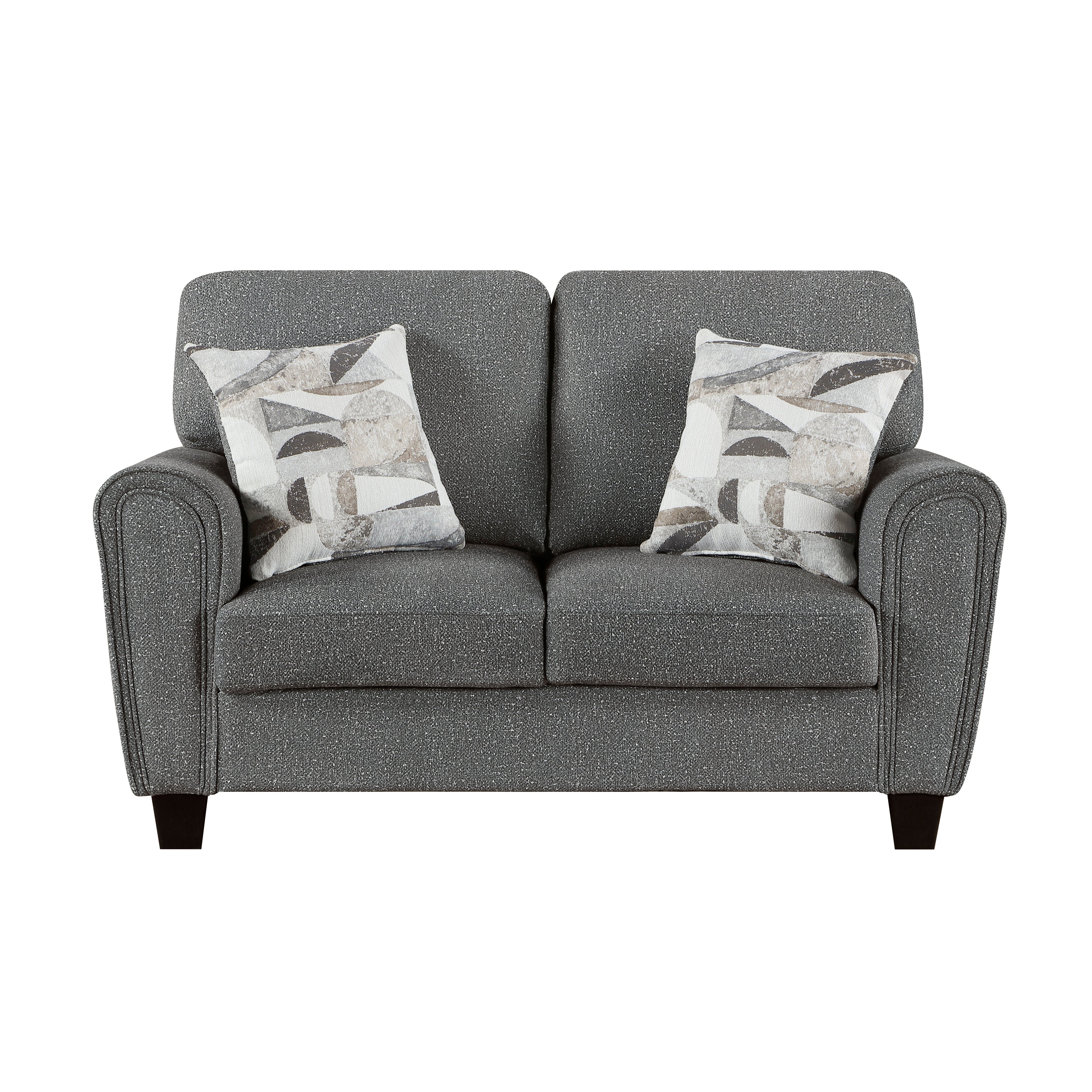 Lemond Dark Gray Sofa and Loveseat - Image 5