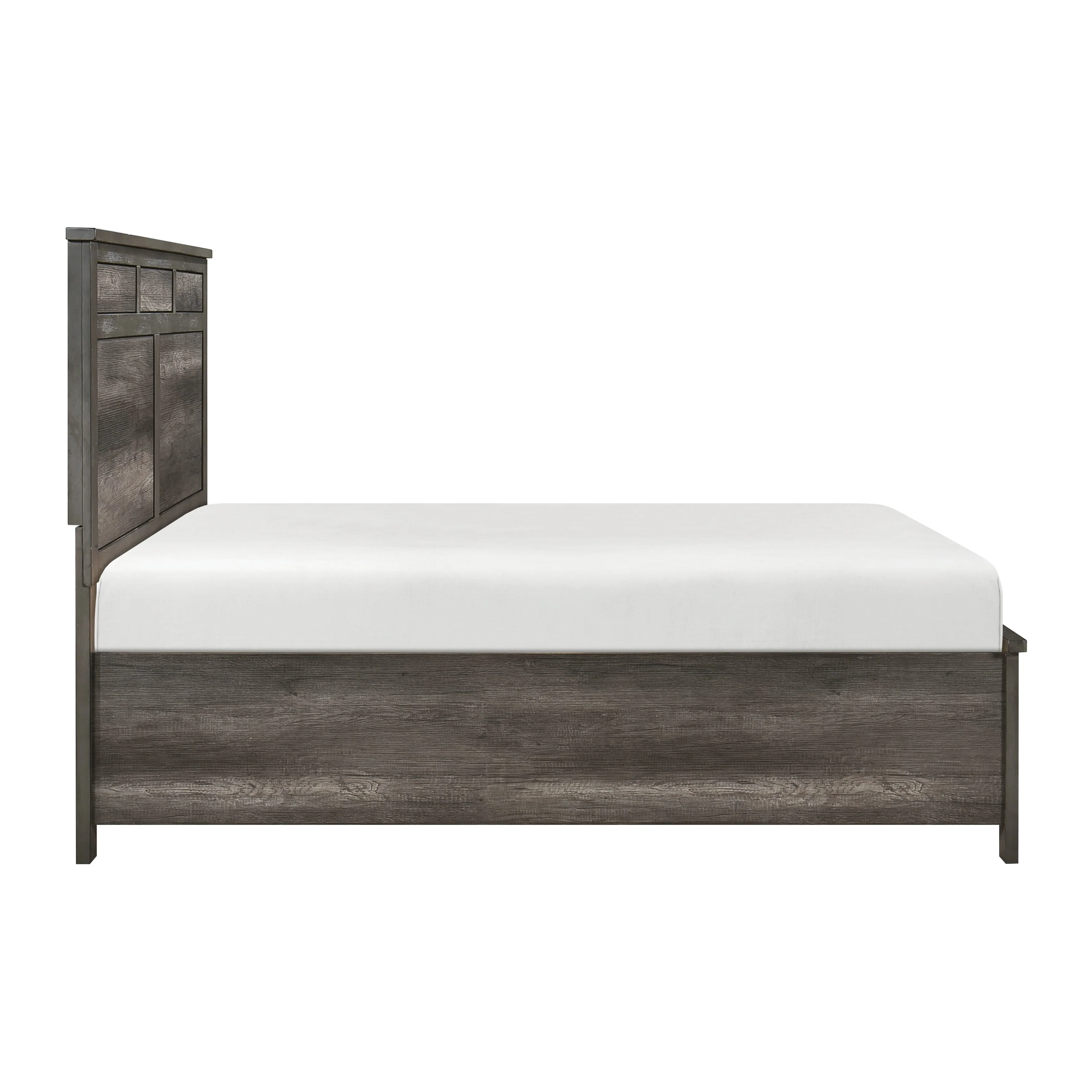 Lenior Gray King Storage Platform Bed - Image 4