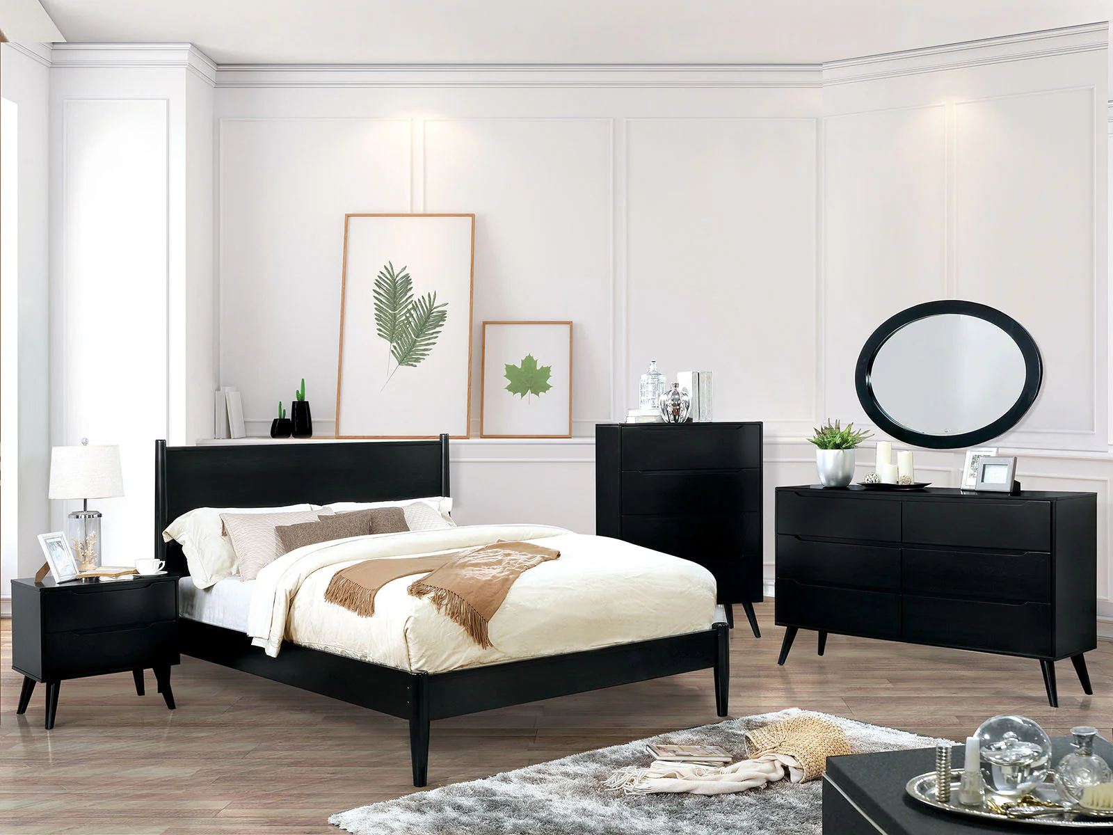 Lennart Black Queen Bed - Image 2