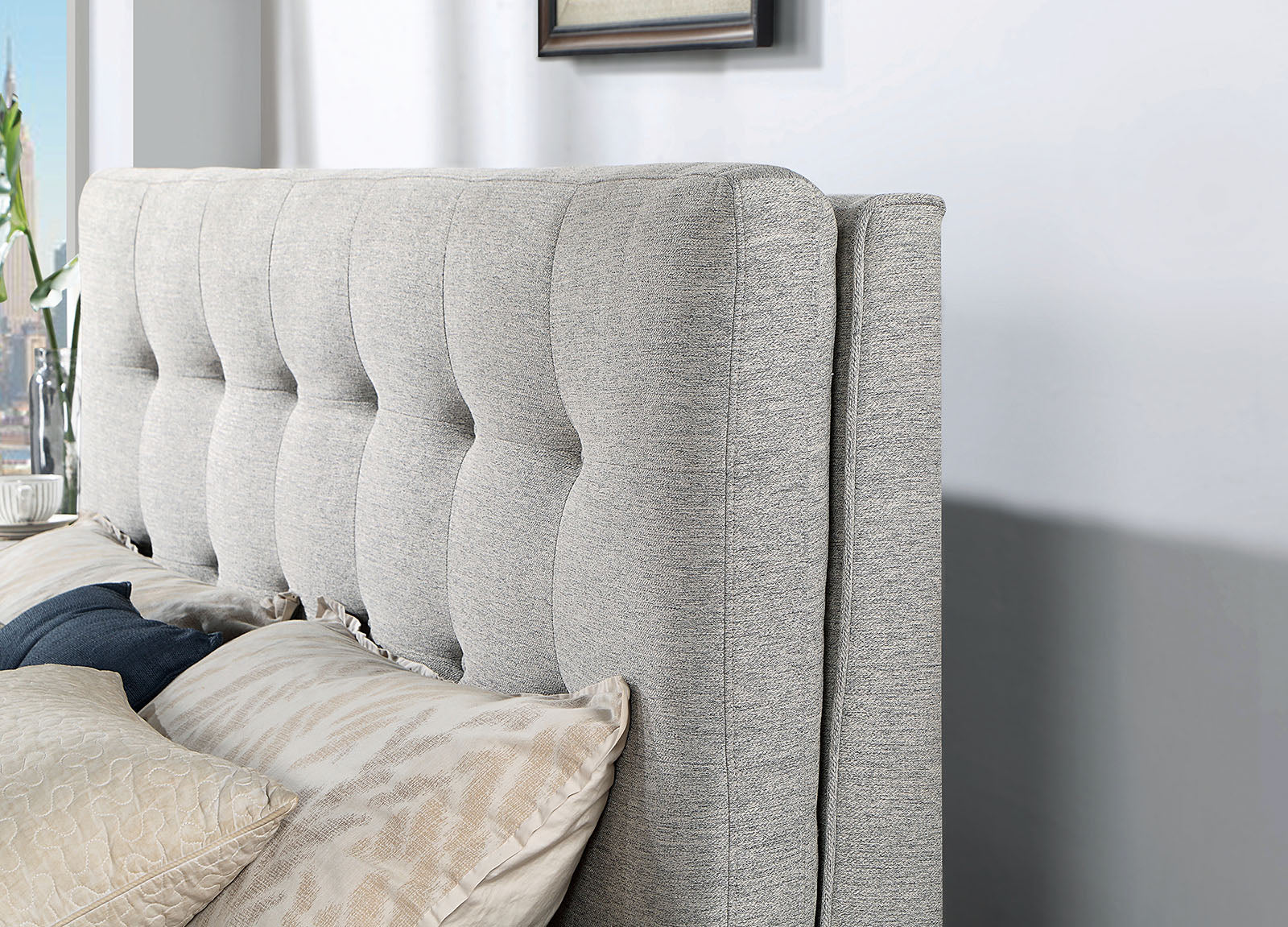 Leomin Gray Queen Bed - Image 2