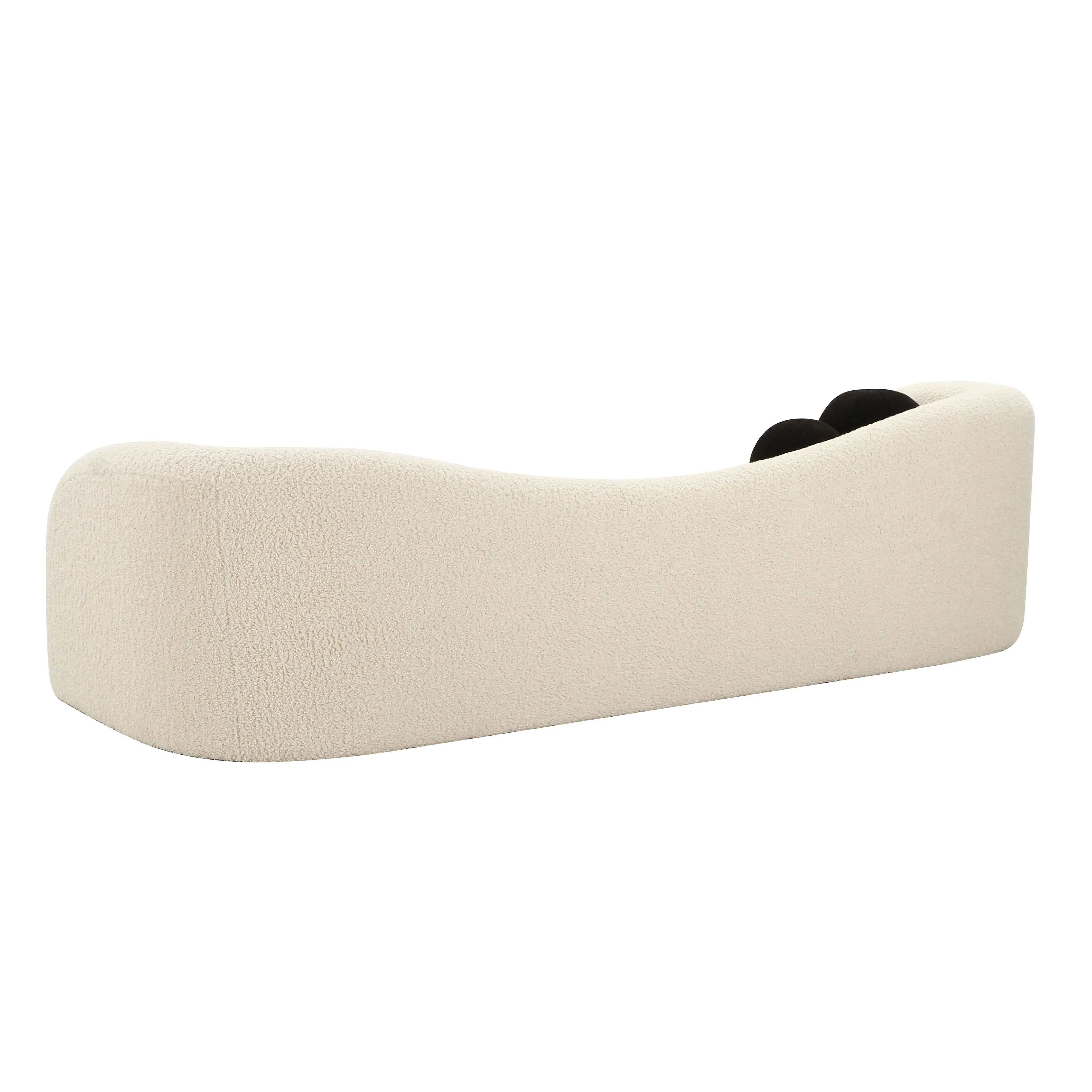 Leonie Faux Shearling Sofa - Image 5