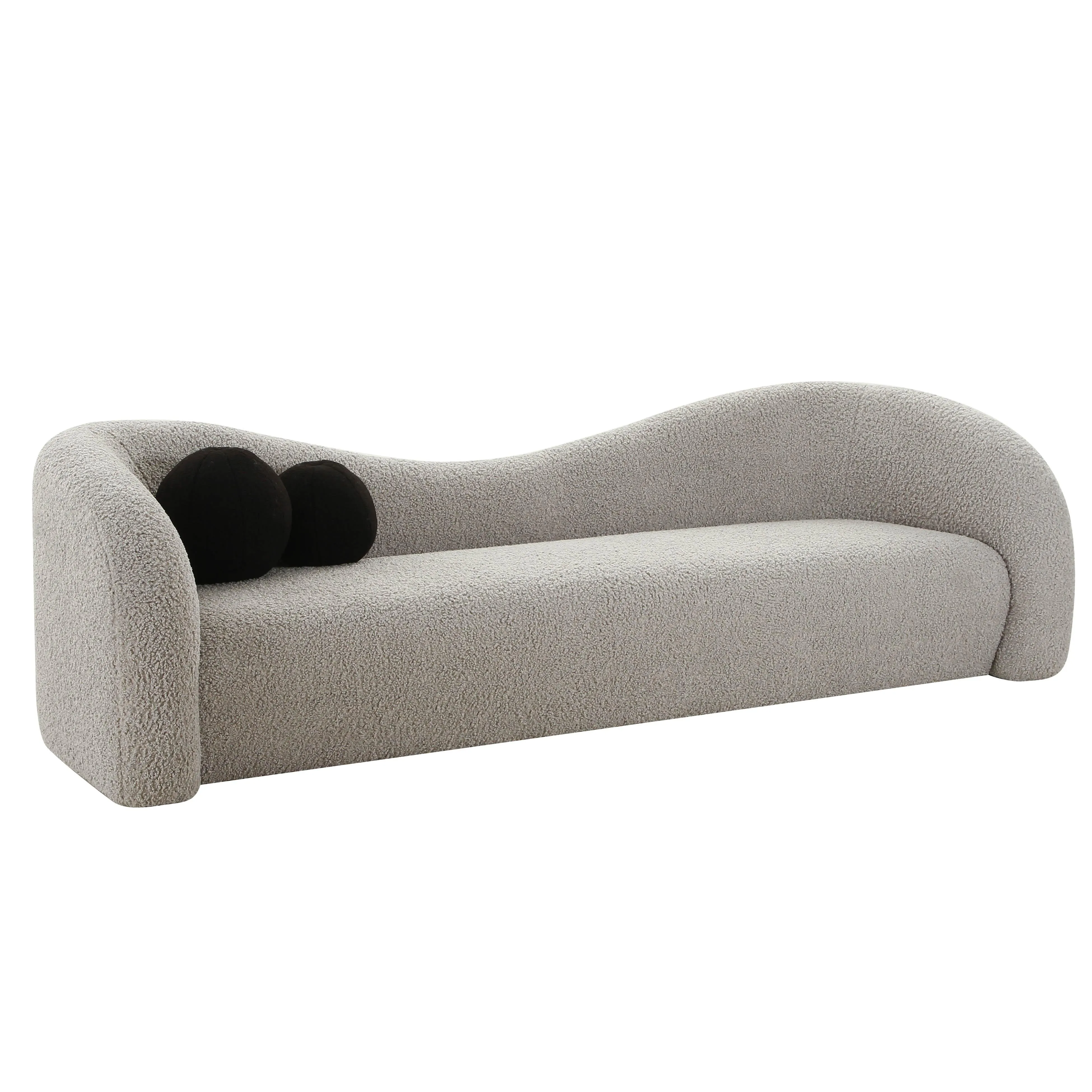 Leonie Faux Shearling Sofa - Image 7