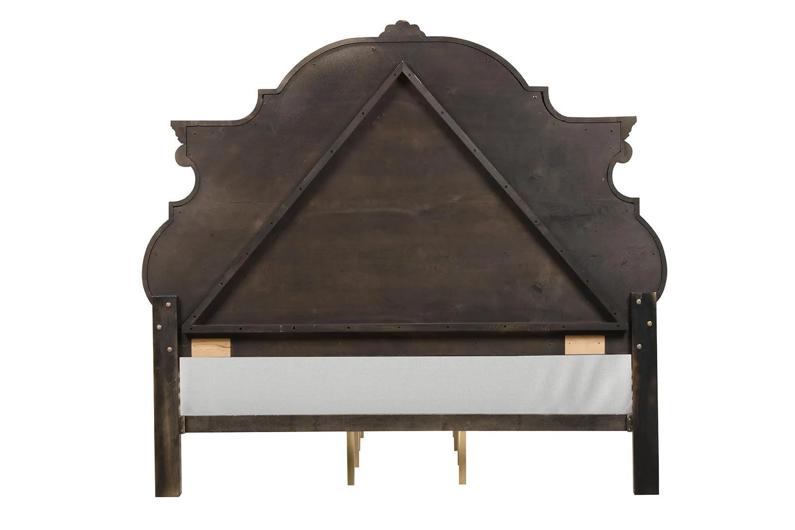 Leovanni Dark Brown Bombay King Bed - Image 5
