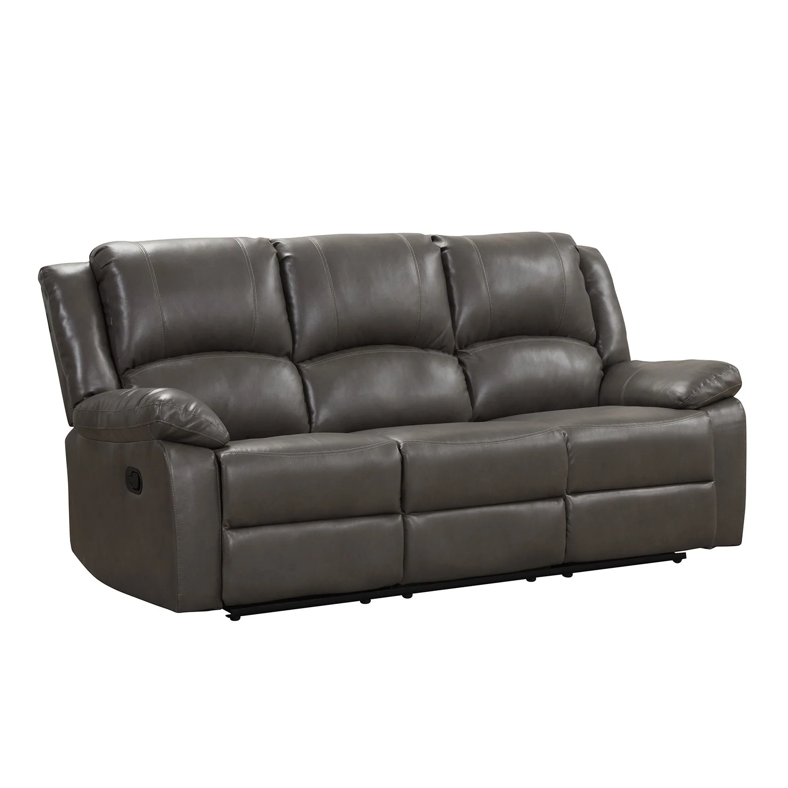 Letha Gray PU Leather Sofa & Loveseat - Image 6