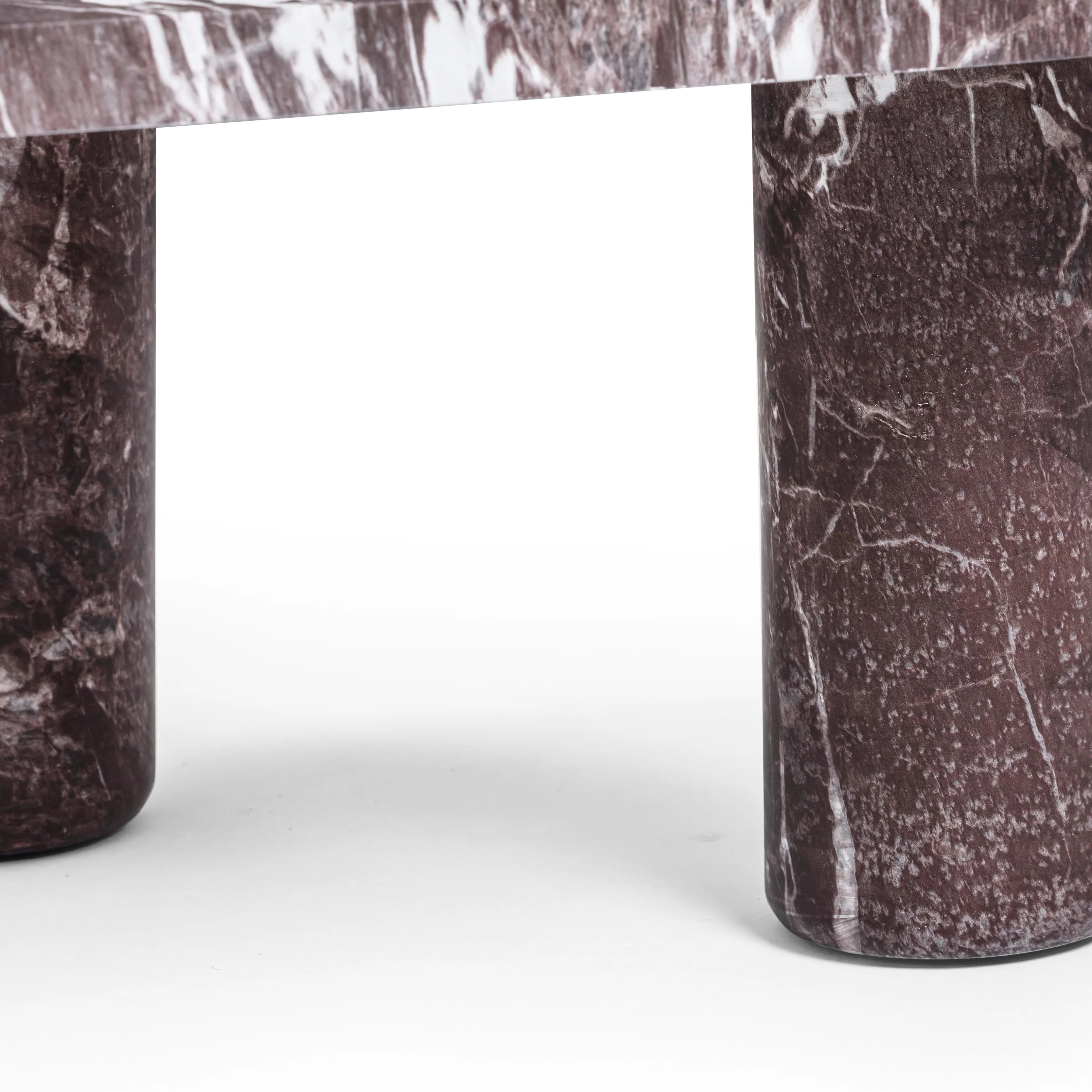 Libby Faux Red Levanto Marble Indoor/Outdoor Coffee Table (36"-48") - Image 14