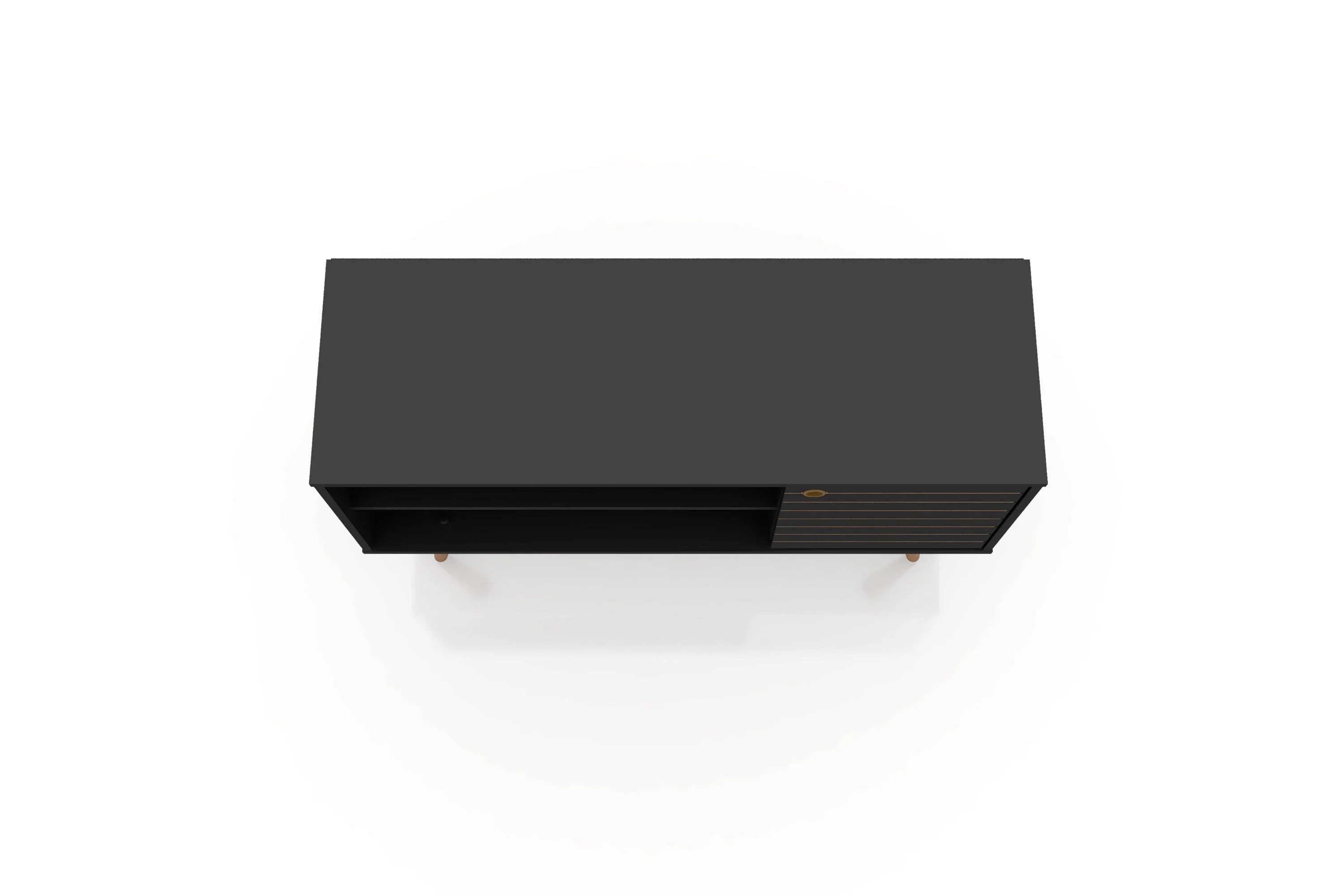 Liberty 42.52 TV Stand in Black - Image 7