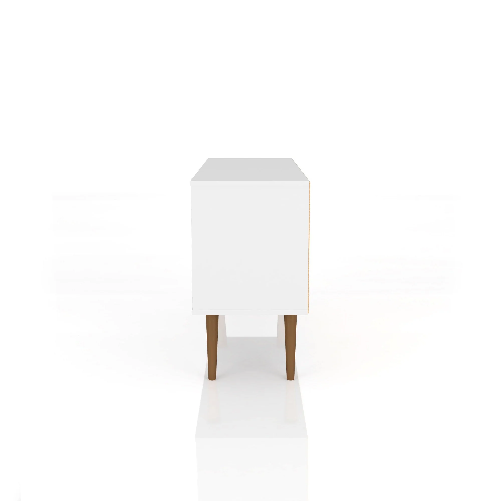 Liberty 42.52 TV Stand in White and Yellow - Image 6