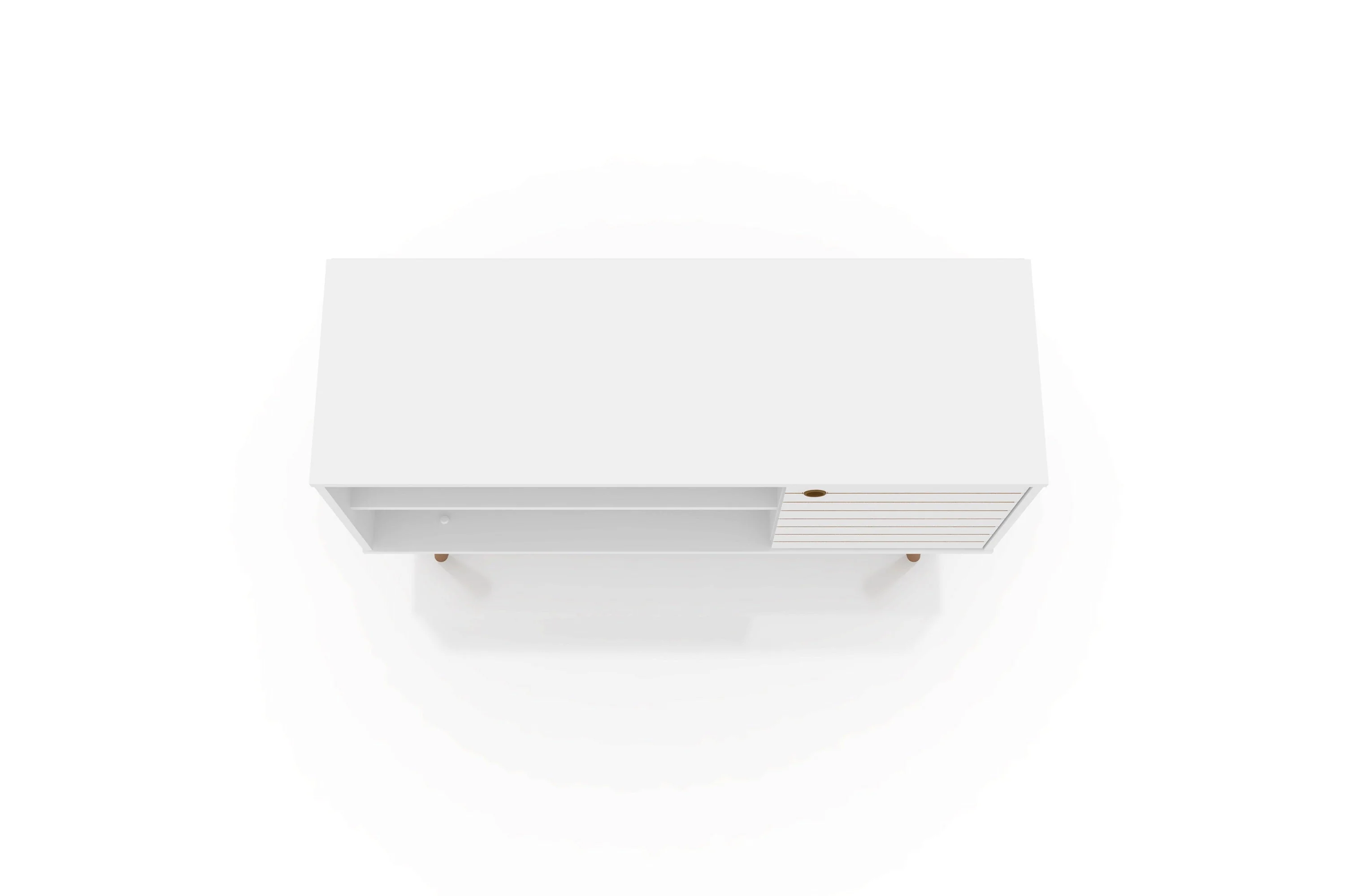 Liberty 42.52 TV Stand in White - Image 7