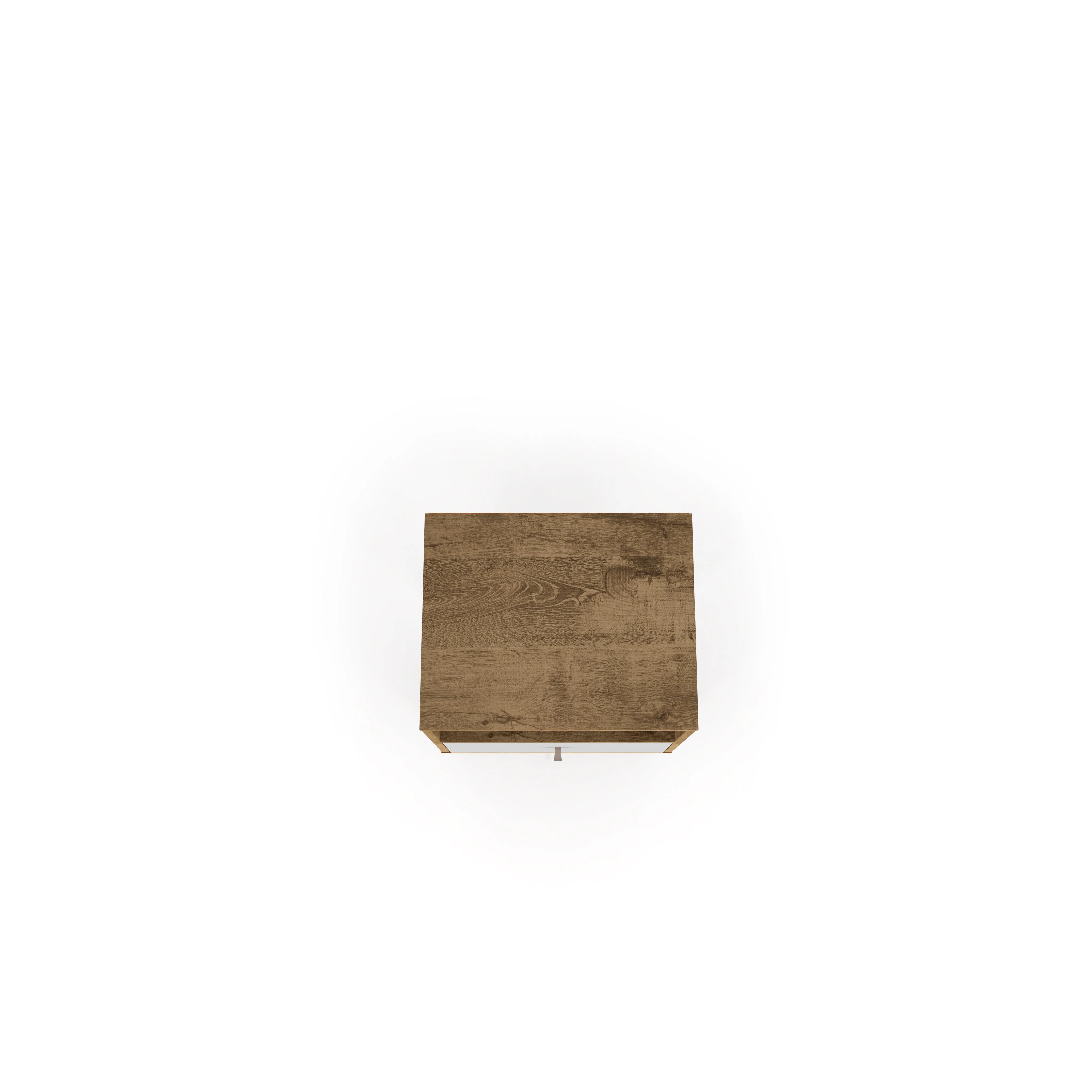 Liberty Nightstand 1.0 in Rustic Brown and White - Image 7