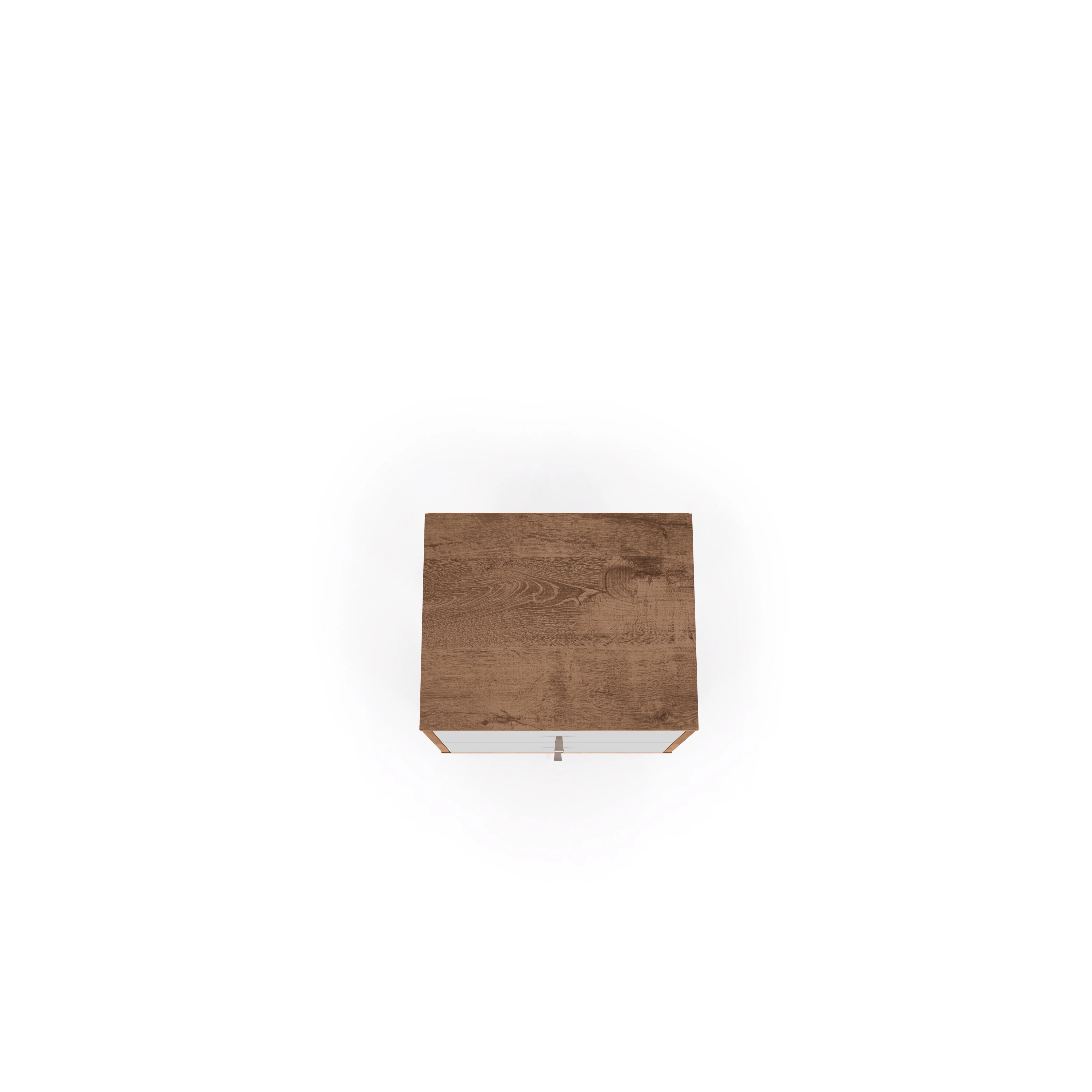 Liberty Nightstand 2.0 in Rustic Brown and White - Image 7