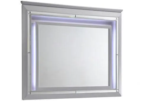 Lillian Silver Bedroom Mirror (Mirror Only)