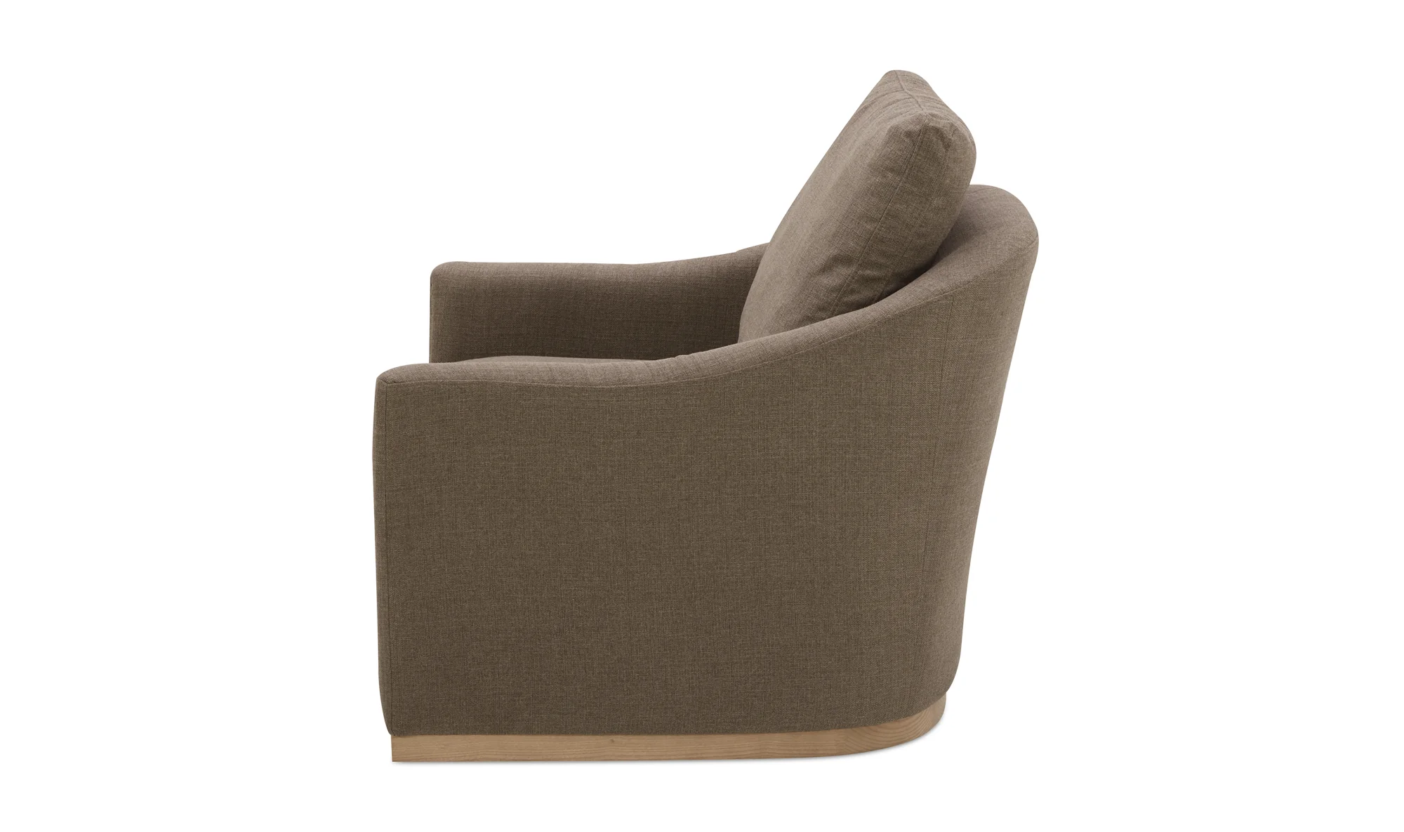 Linden Swivel Chair Soft Taupe - Image 3